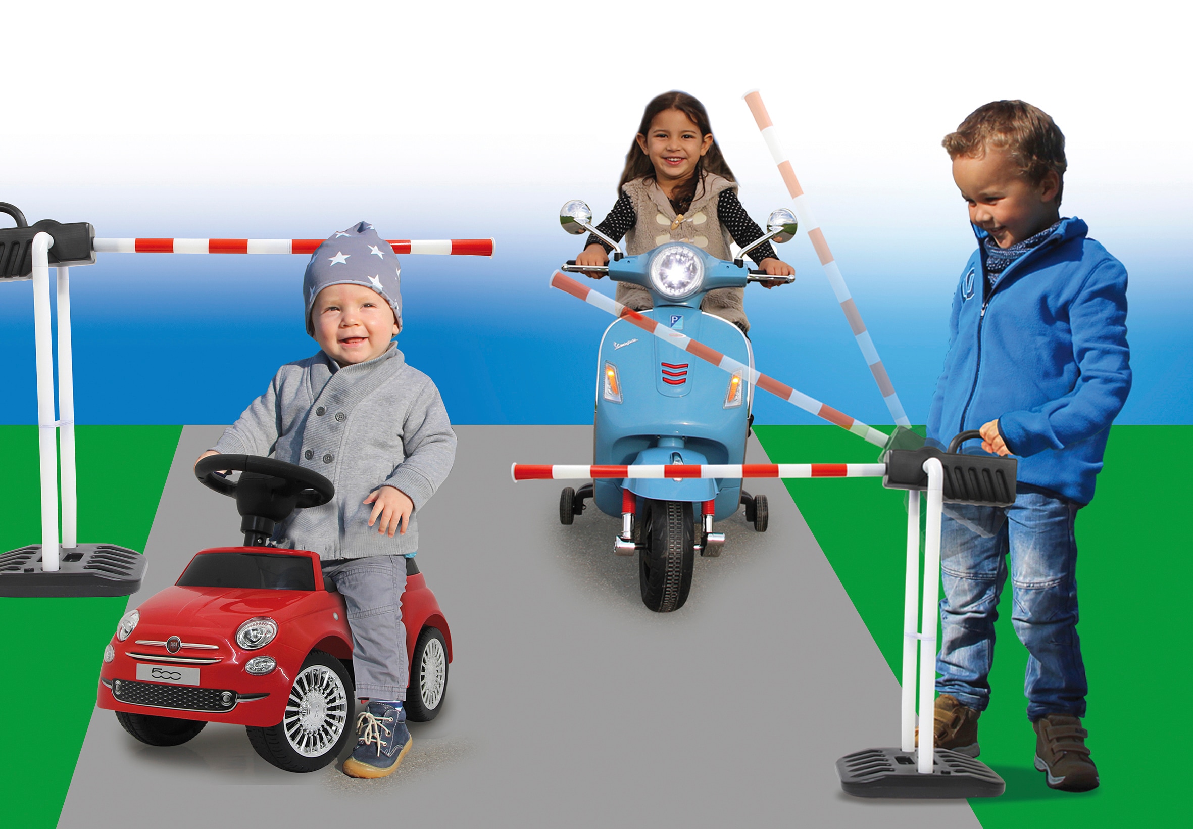 Jamara Spiel-Verkehrsschranke »Grand«, für Kinder ab 3 Jahren, BxTxH: 23x94x67 cm