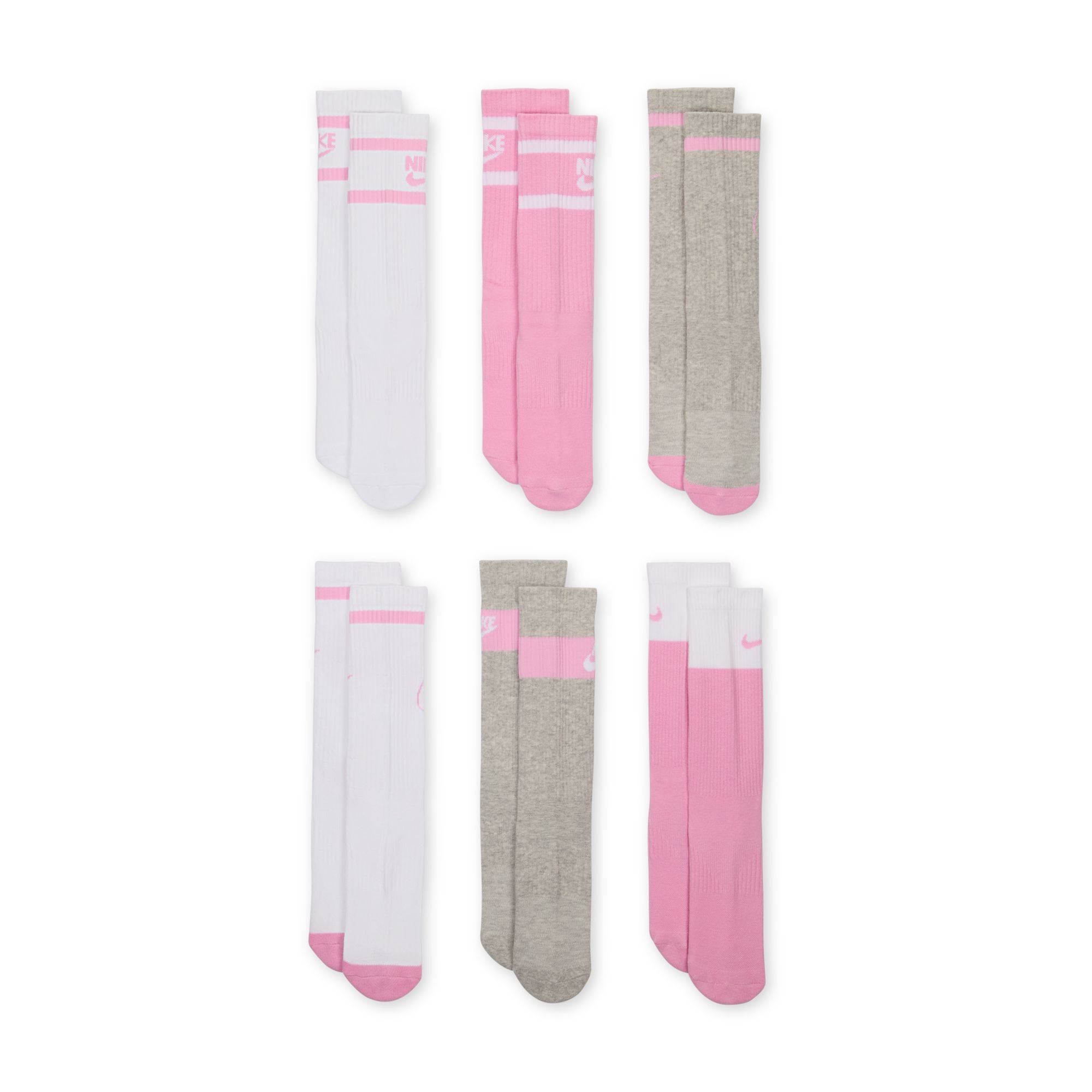 Nike Funktionssocken »Y NK ED CSH CREW 6P - 144 GFX2« Für Kinder und Jugendliche