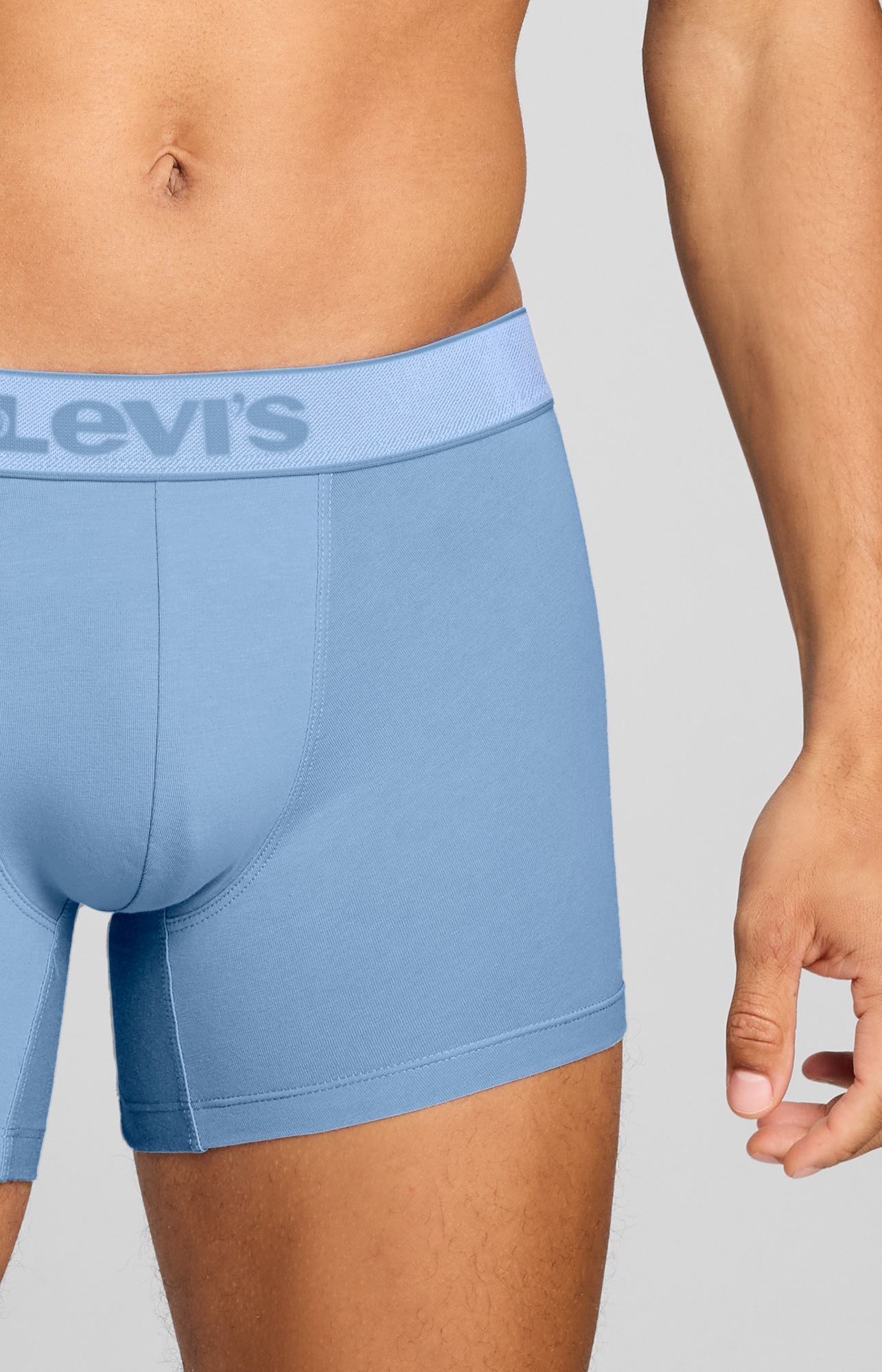 Levi's® Boxershorts »LEVIS MEN TWILL WB BOXER BRIEF 2P« 2er Pack,  ohne Eingriff, Stretchbund
