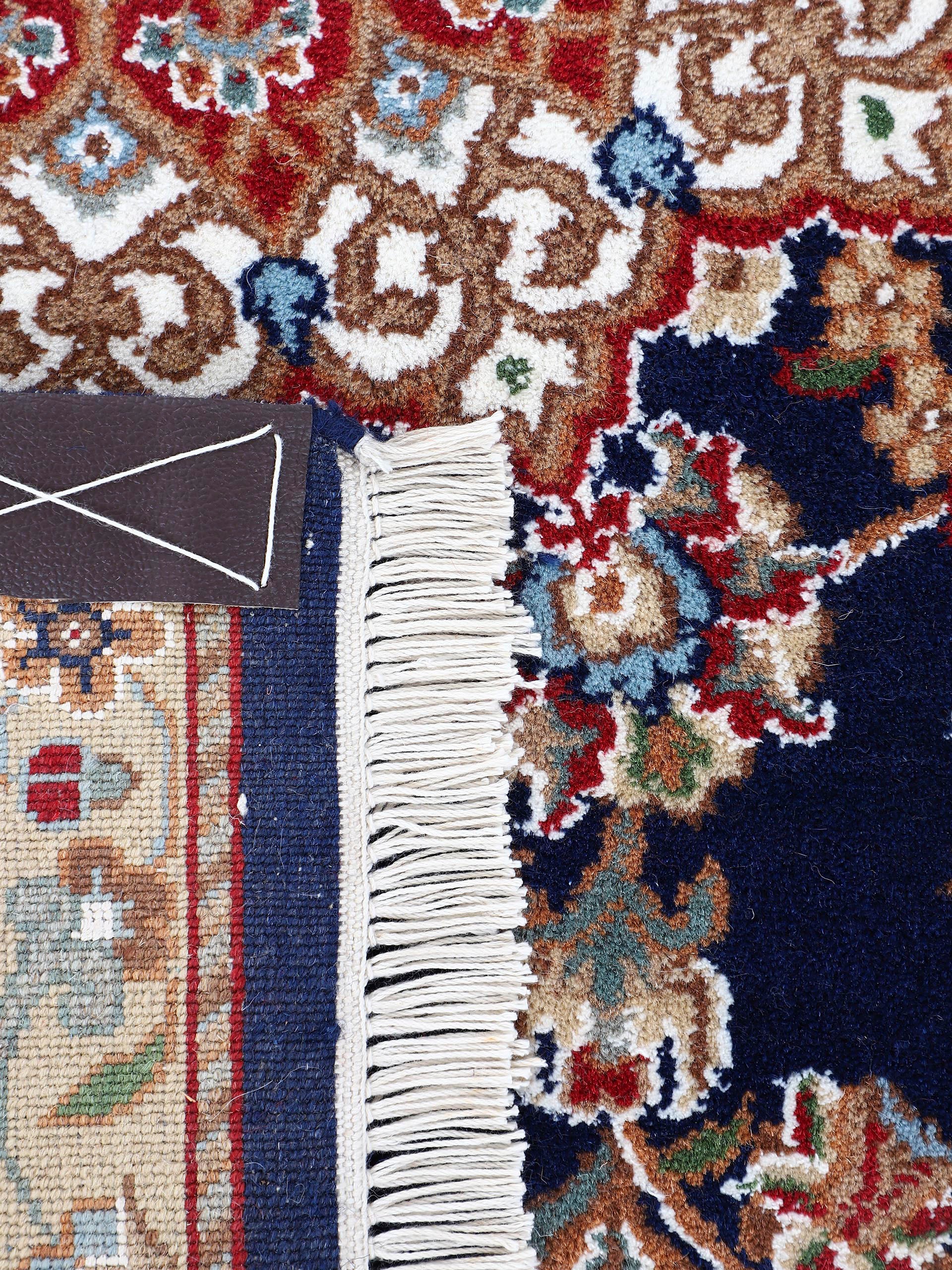 Woven Arts Läufer »Orientteppich Nain«, rechteckig, 15 mm Höhe, handgeknüpft, Wohnzimmer, reine Wolle