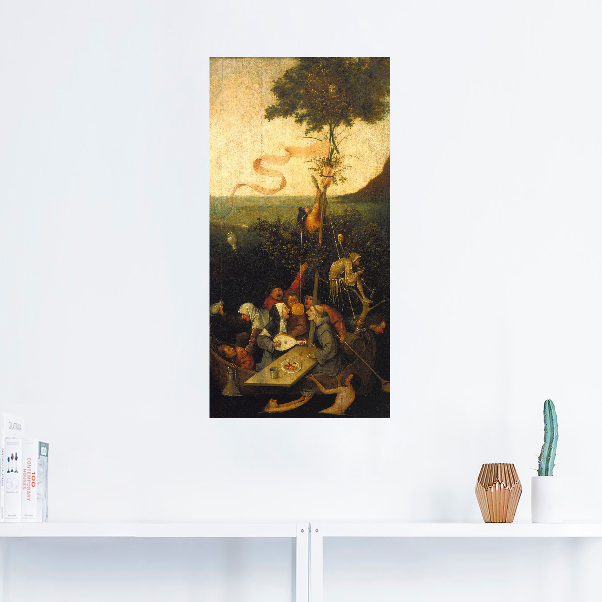 Artland Wandbild »Das Narrenschiff.«, Gruppen & Familien, (1 St.), als Leinwandbild, Wandaufkleber in verschied. Größen