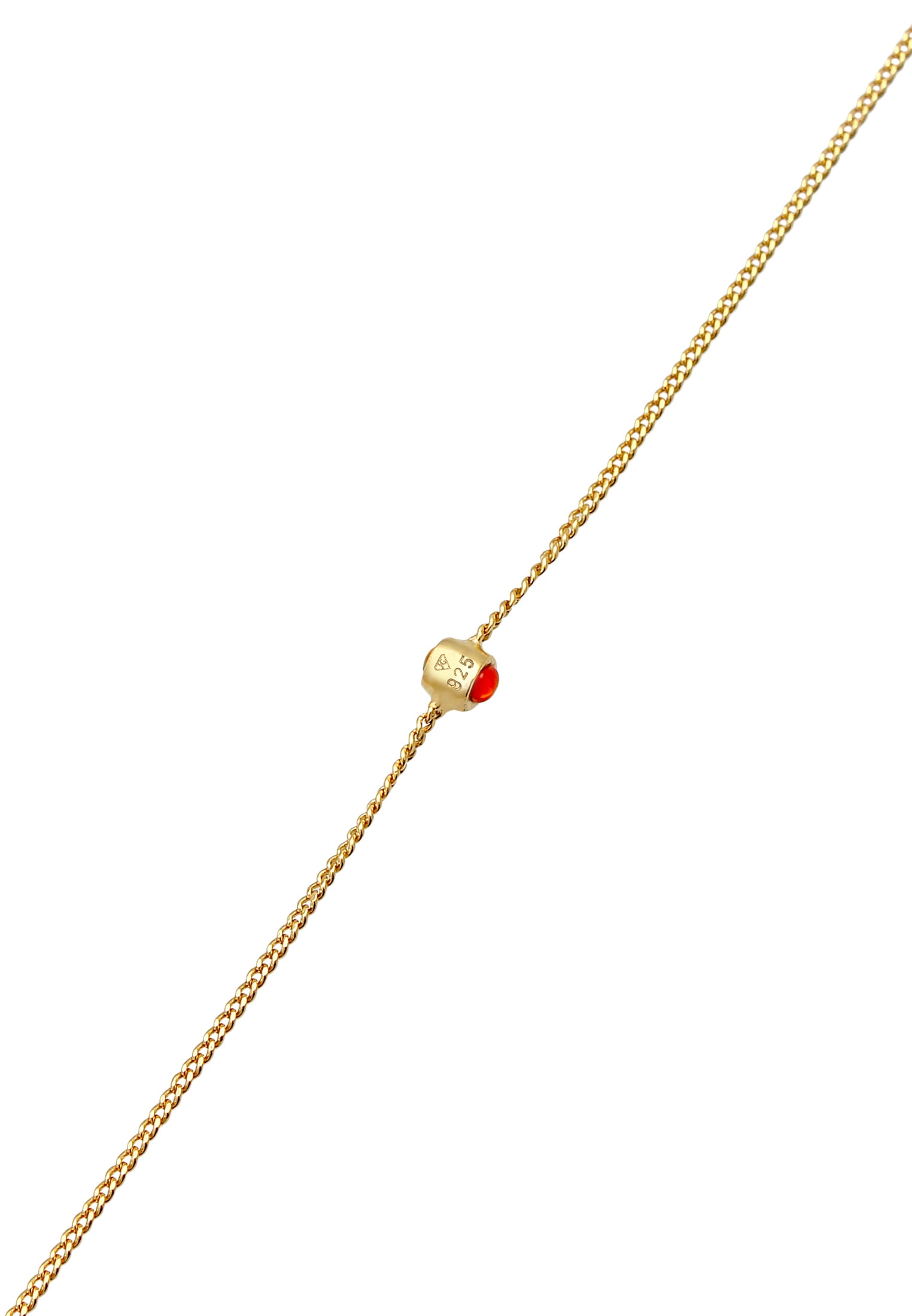 Elli Choker »Halskette Choker Synthetischer Opal Anhänger Trend 925 Silber«