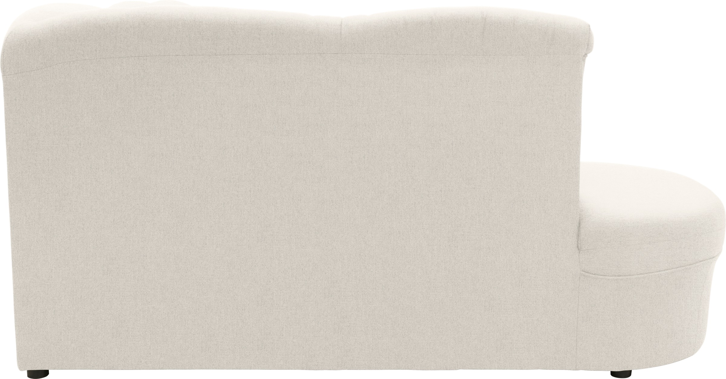 DOMO collection Ecksofa »Faenza für kleine Räume, Stellmaße 232,176cm, komfortabel, L-Form«, mit Ottomane, zeitlos, elegante Armlehnen, wahlweise mit Bettfunktion