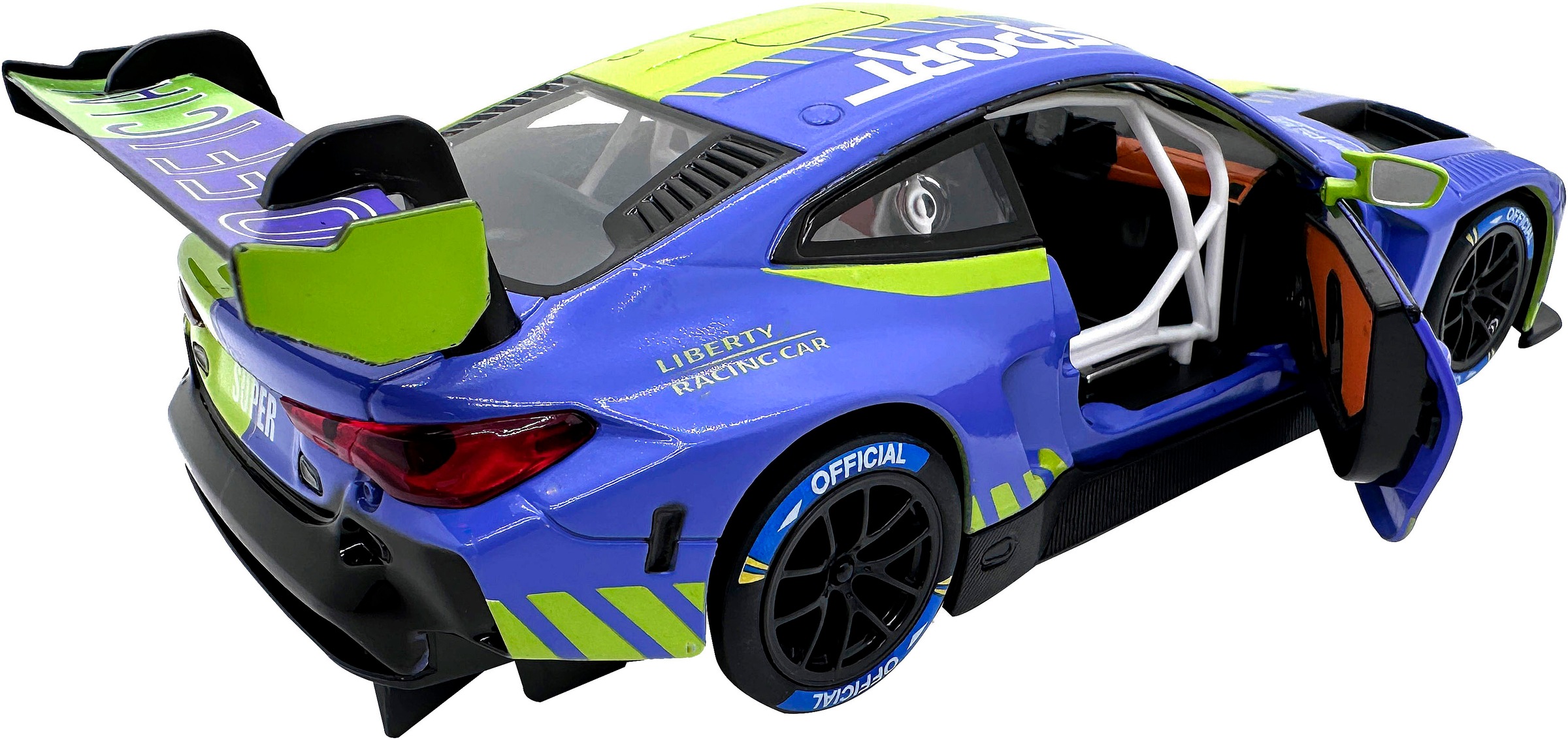 Jamara Spielzeug-Auto »Diecast, BMW M4 GT3 inklusive Batterien« LED Licht; Maßstab 1:24