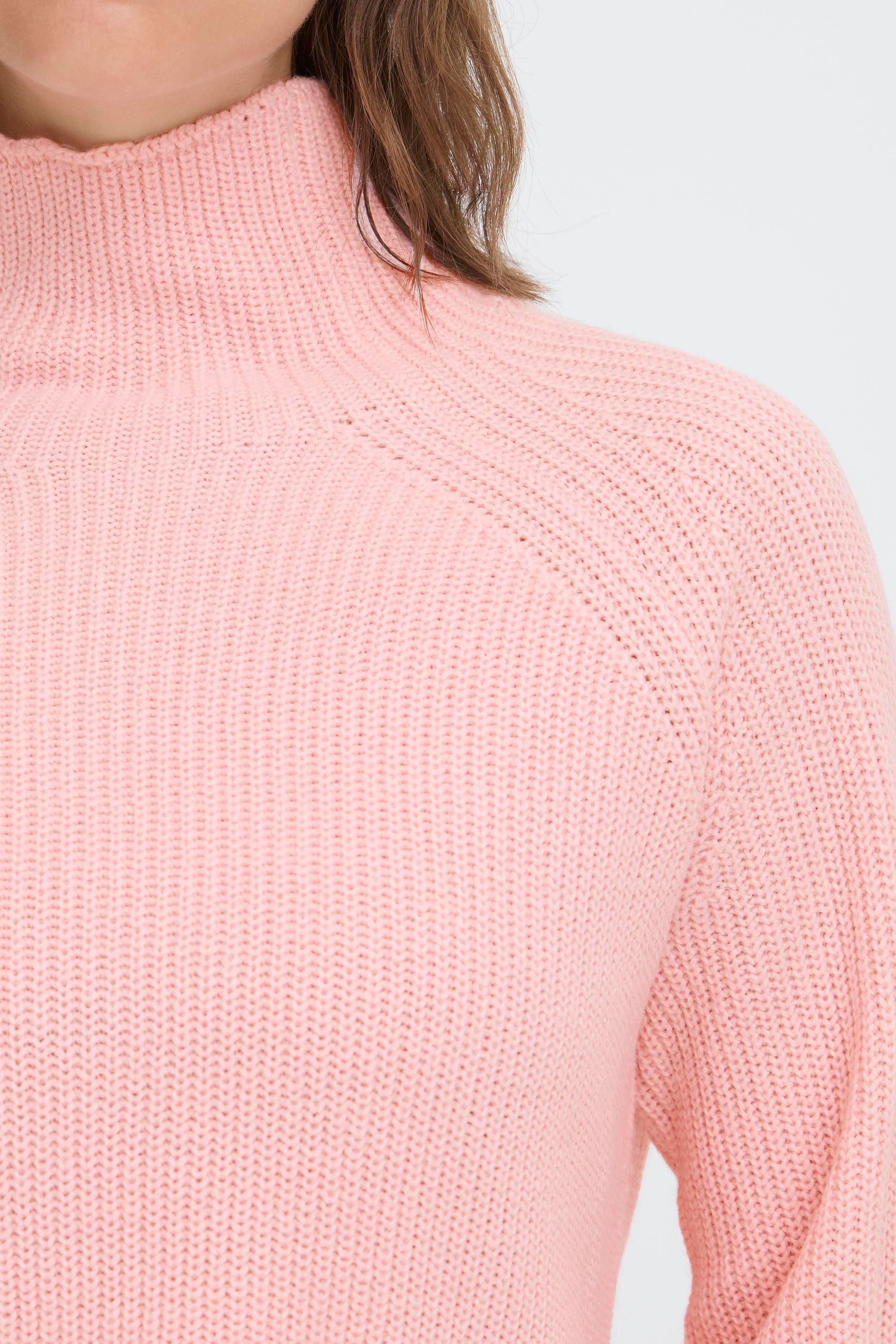 OXMO Strickfleece-Pullover »Strickpullover OXBMMNELLY TURTLENECK«