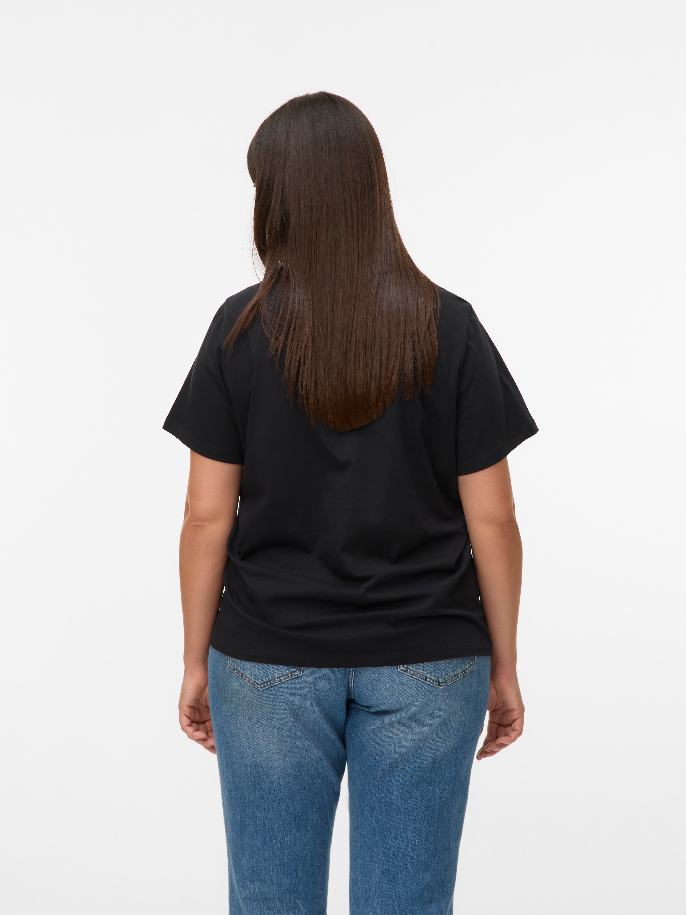 Vero Moda Curve Kurzarmshirt »VMPAULINA SS T-SHIRT GA JRS NOOS CUR«