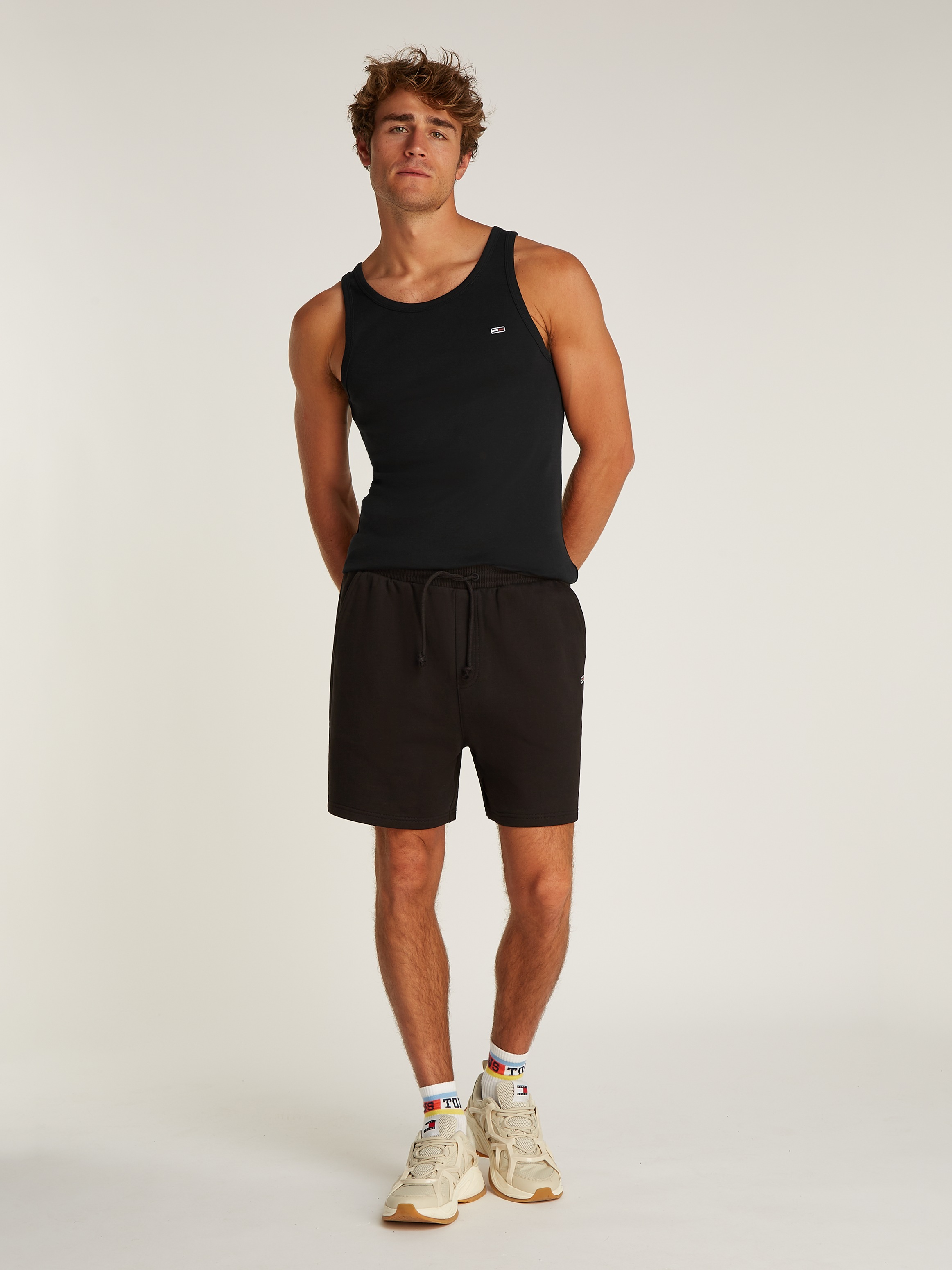 Tommy Jeans Tanktop »TJM XSLIM 2PCK RIB TANK EXT«, (Packung, 2 tlg., 2er), mit gerippter Struktur