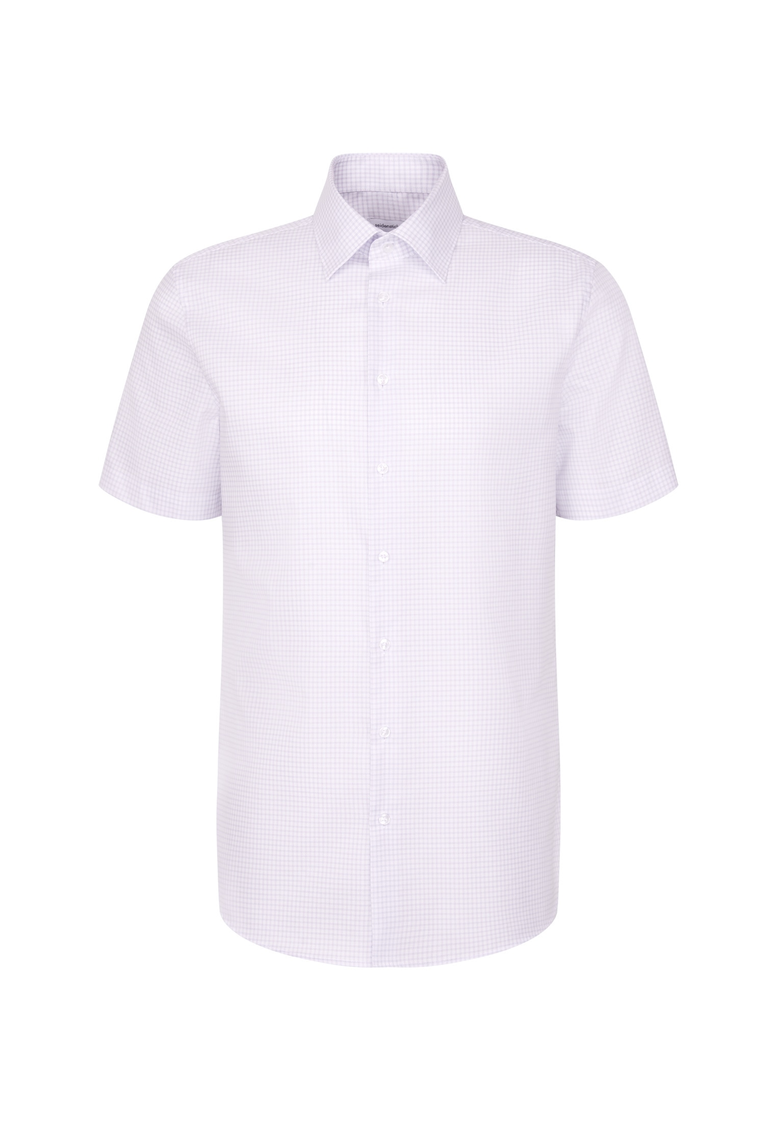 seidensticker Businesshemd »Schwarze Rose« Shaped 1/2 Covered-Button-Down-Kragen Karo