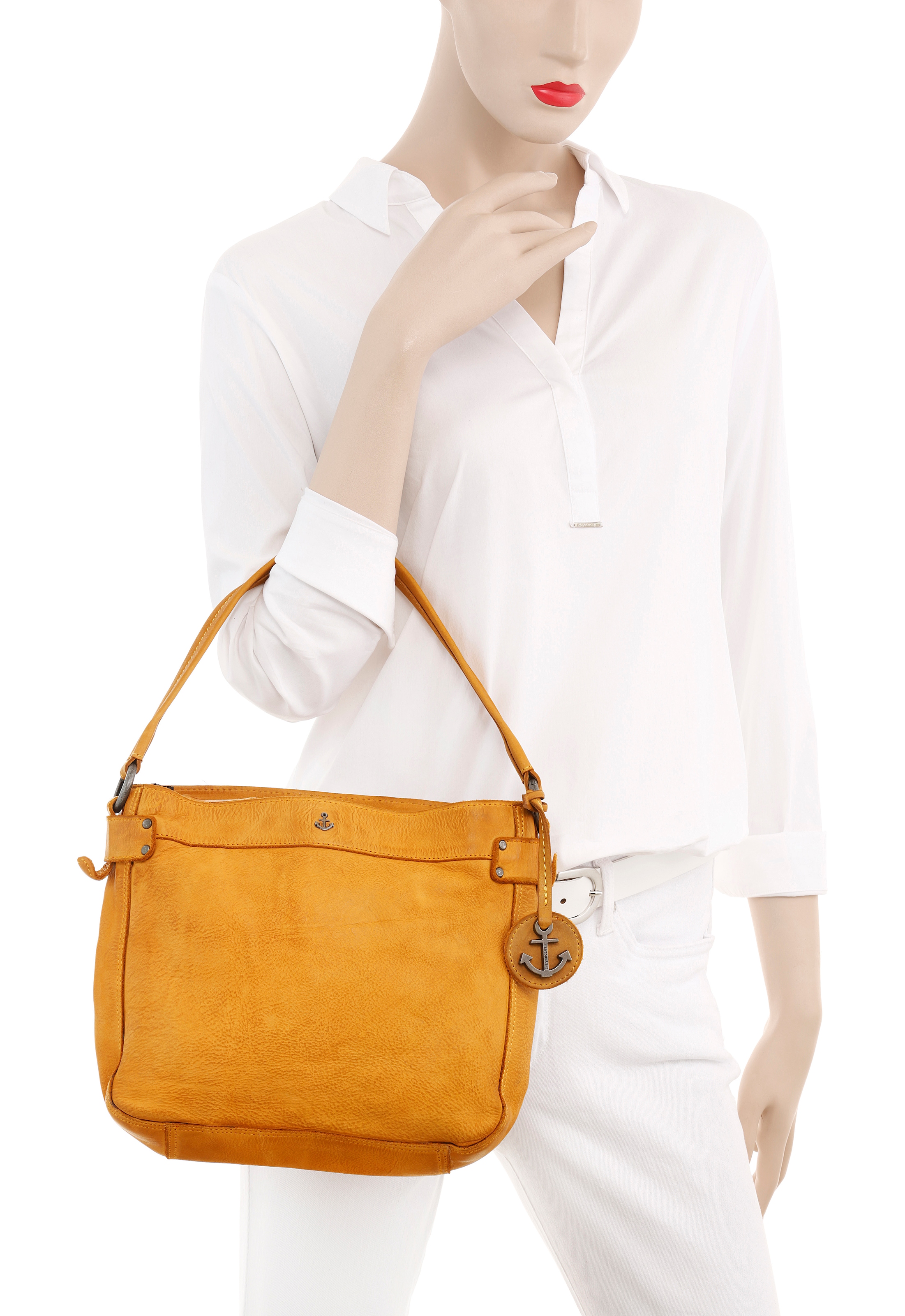 HARBOUR 2nd Hobo »Luisa«, Henkeltasche Umhängetasche Handtasche Damen