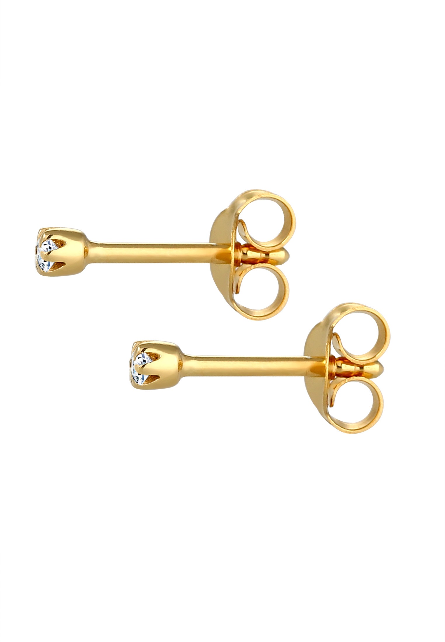 Elli DIAMONDS Paar Ohrstecker »Ohrringe Stecker Diamant 0.06 ct. Solitär 925 Silber«