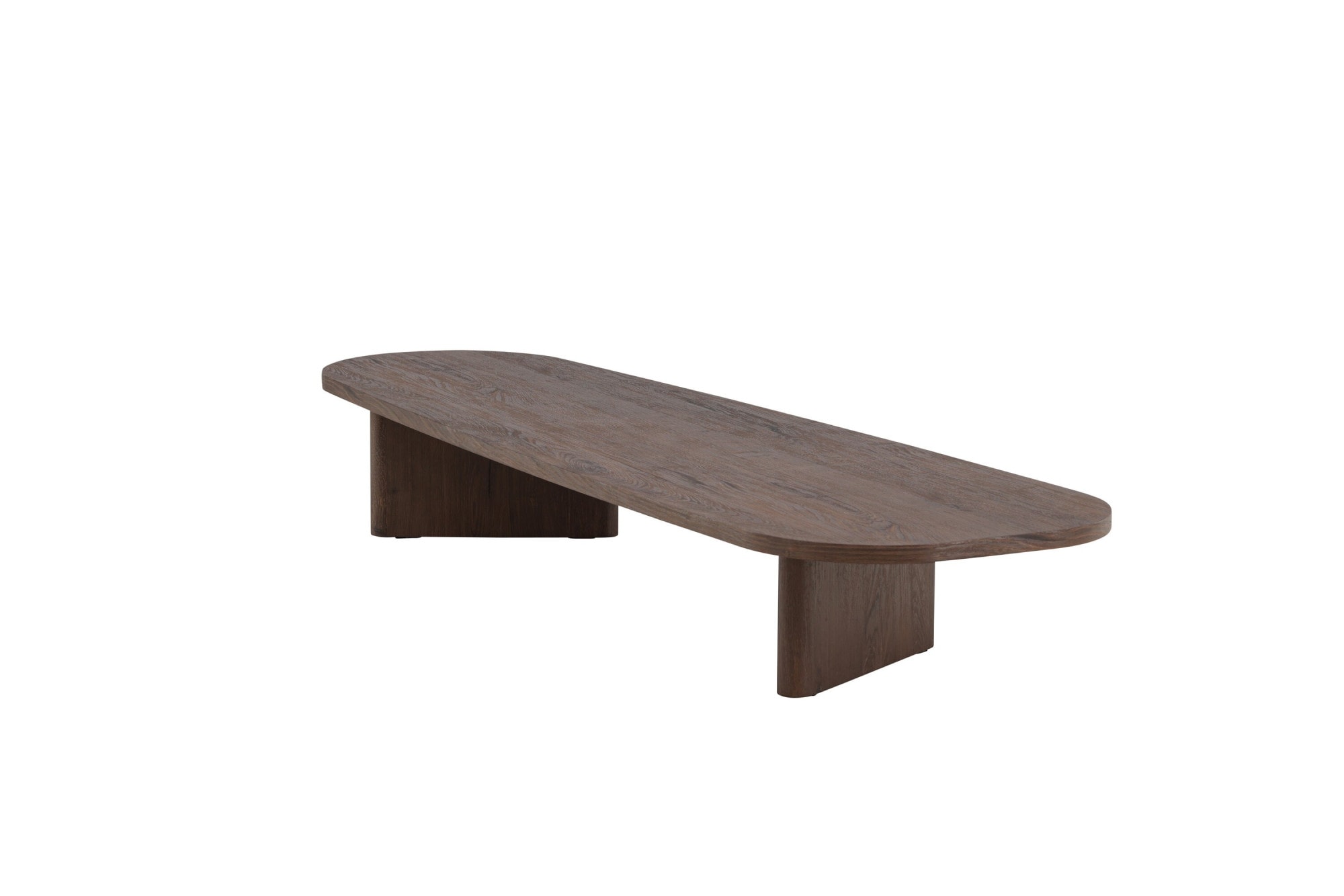 Venture Home Couchtisch »Grönvik, langer schmaler Couchtisch 180 × 55 cm in tiefem Mokka« Sofatisch, MDF, rechteckig, niedrig, langgestreckt, modern