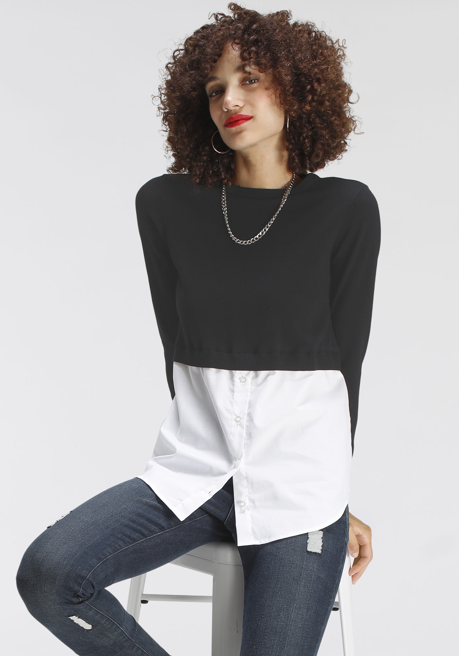 2-in-1-Pullover, in Lagenlook - NEUE KOLLEKTION