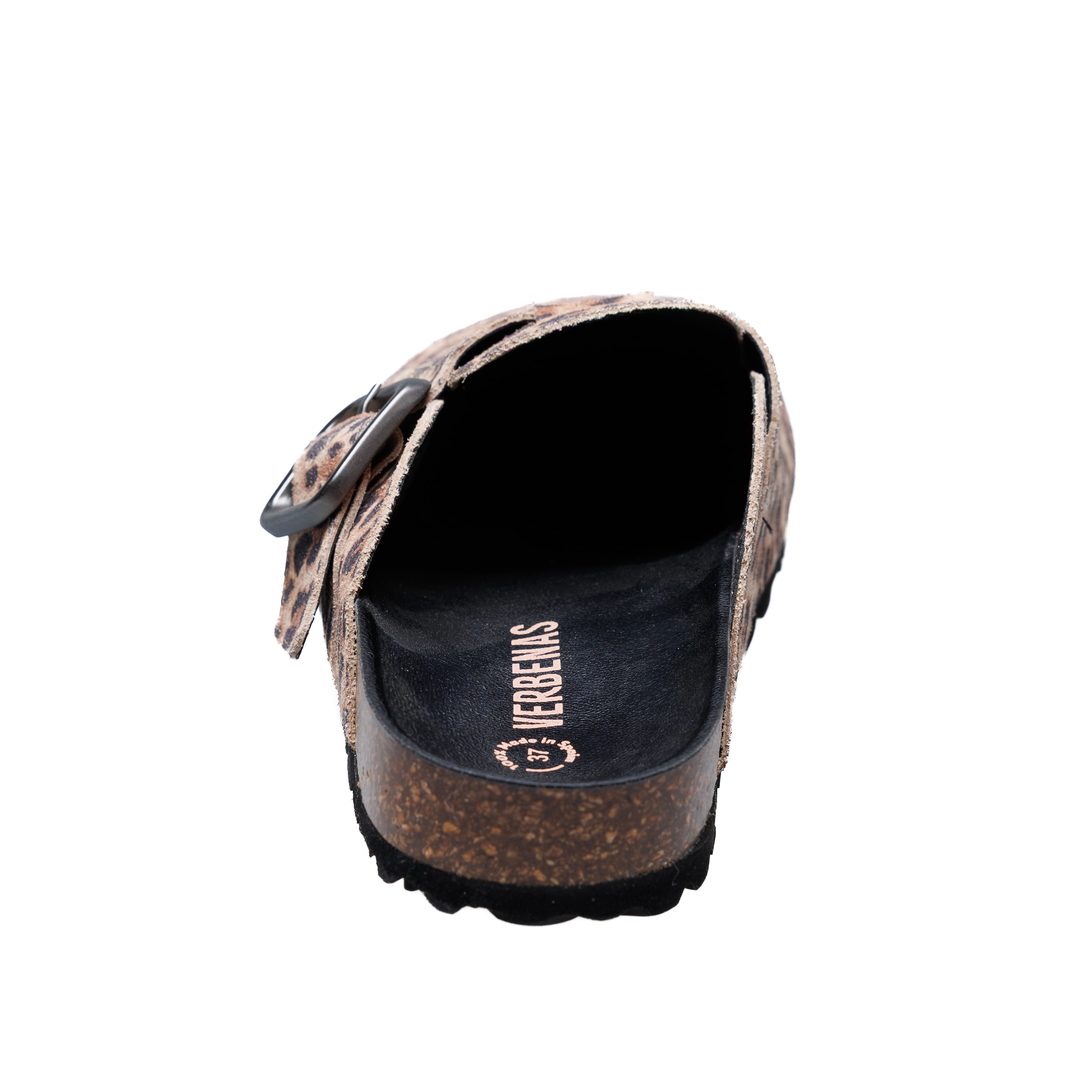 VERBENAS Clog  Hausschuh, Sommerschuh im Leo-Look