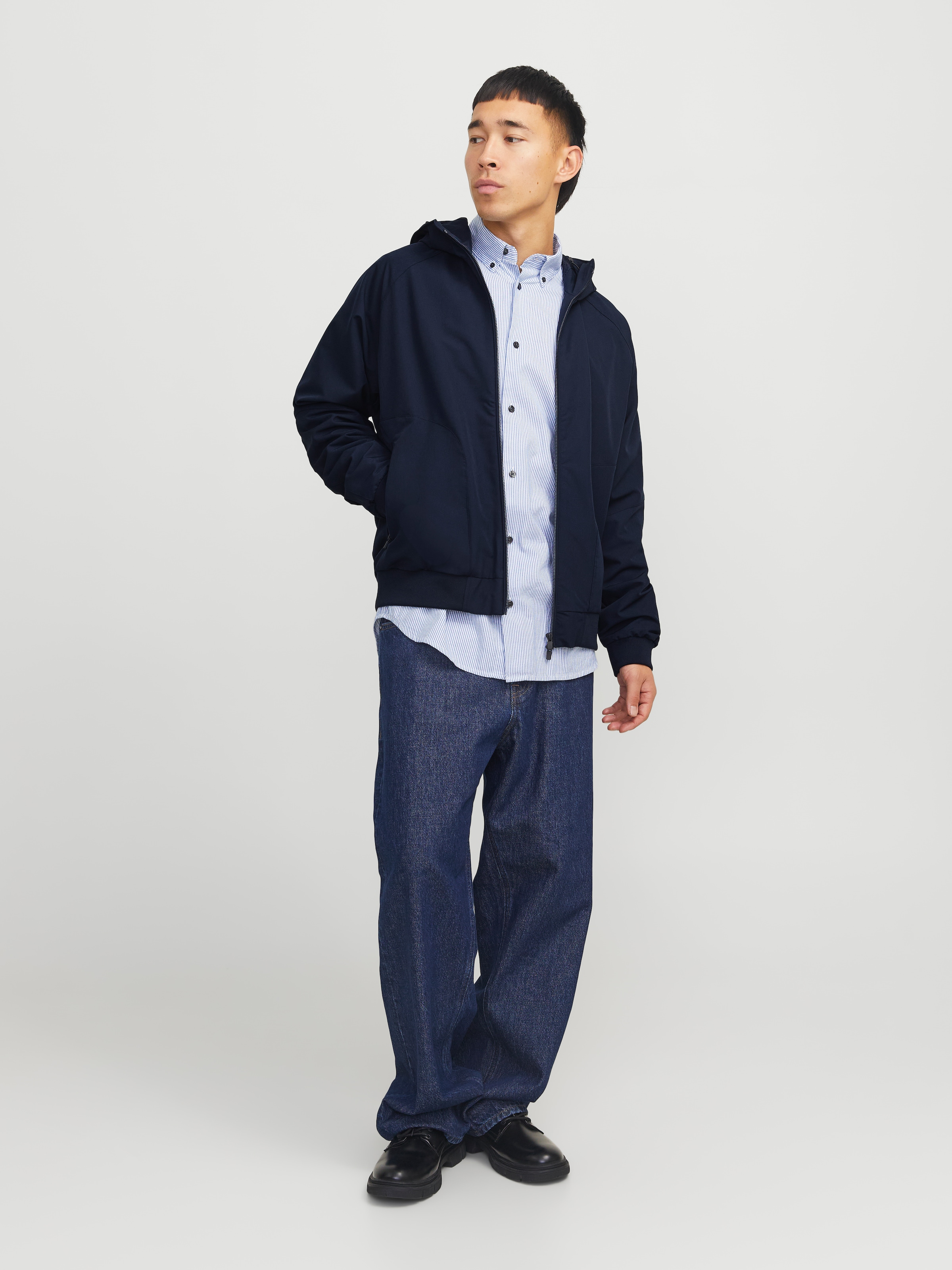 Jack & Jones Bomberjacke »JJEPERFECT BOMBER NOOS«, mit Kapuze, mit Kapuze