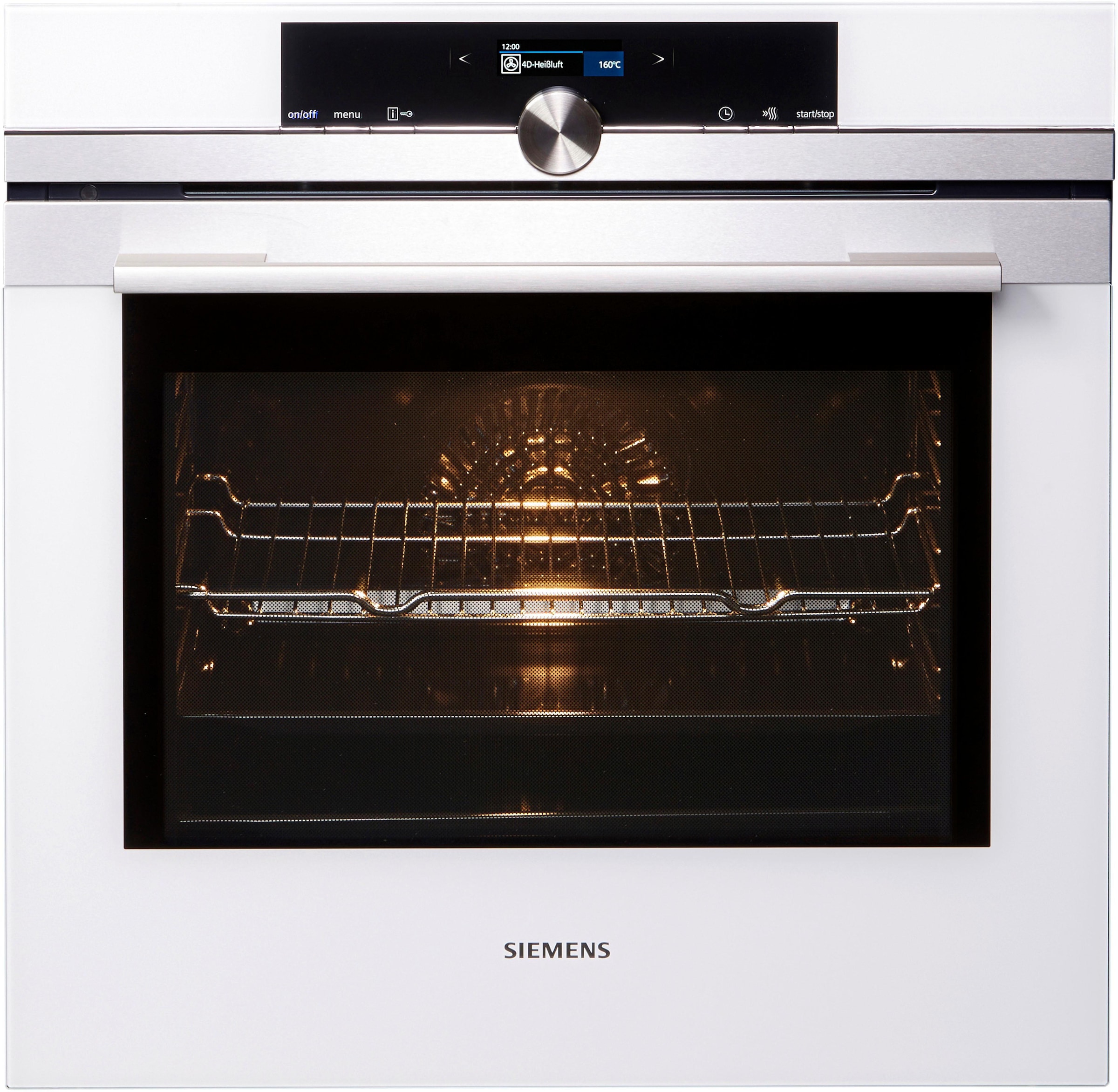 SIEMENS Pyrolyse Backofen  »HB674GBW1«, mit Teleskopauszug nachrüstbar, Pyrolyse-Selbstreinigung, mit activClean