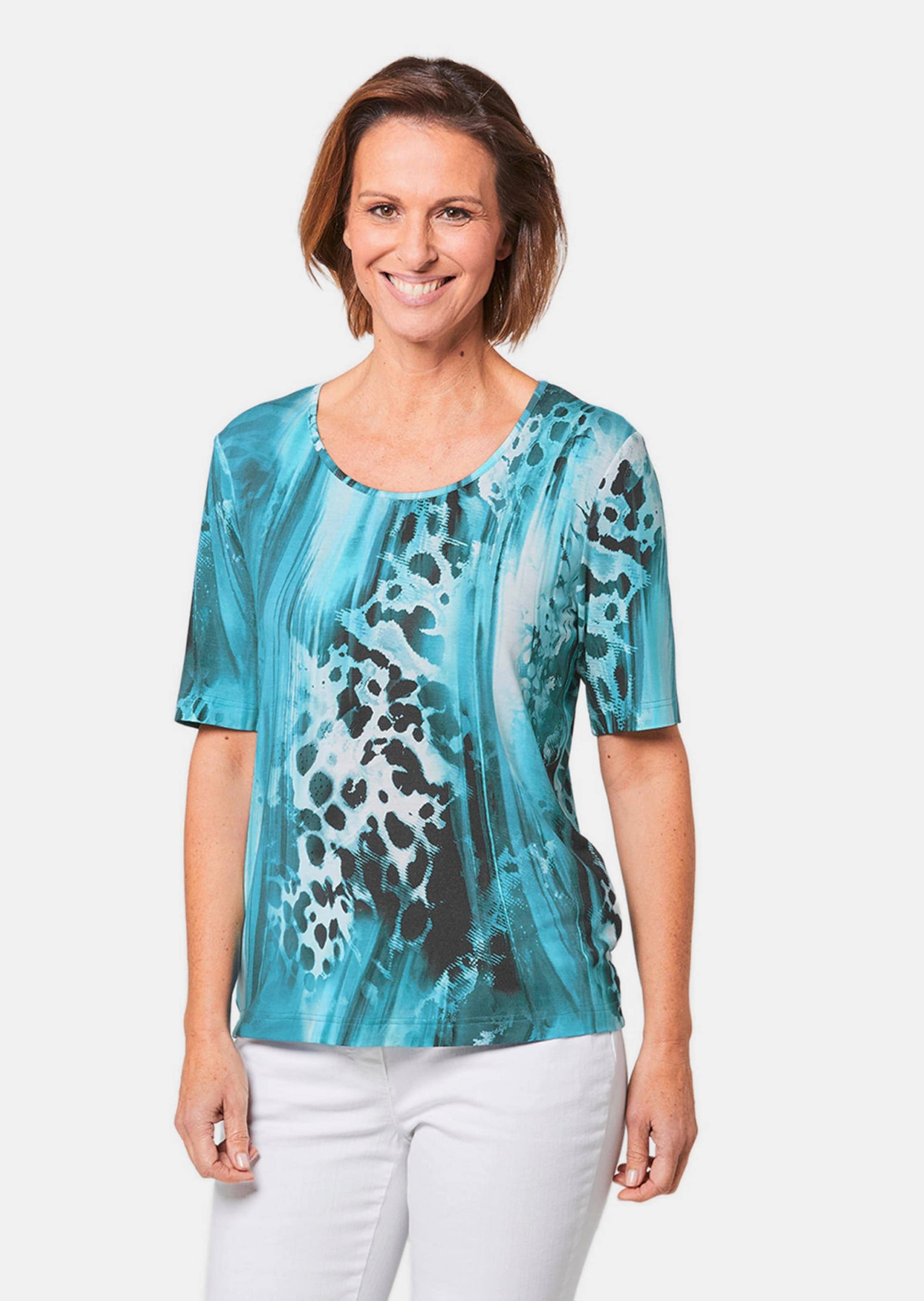 GOLDNER Print-Shirt »Bequemes Druckshirt im Mustermix«