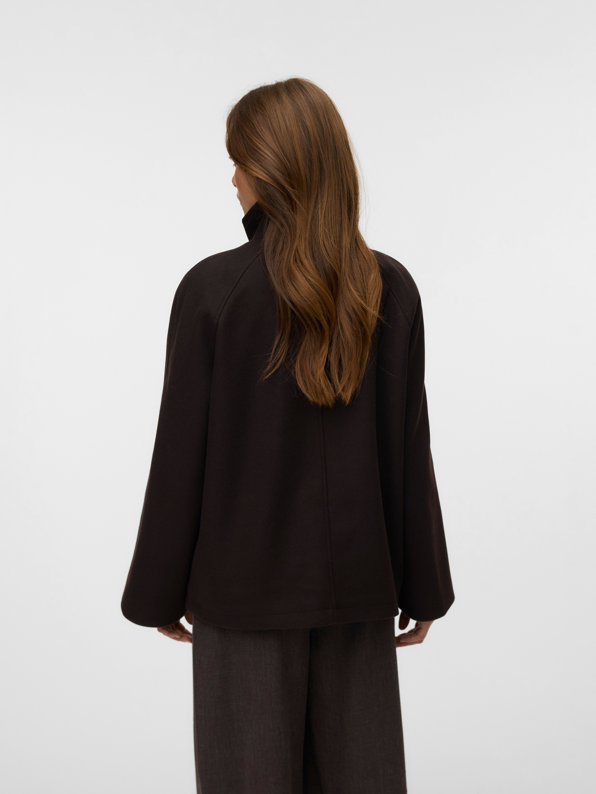 Vero Moda Kurzjacke »VMVINCELORAFINE JACKET NOOS« Kunstfaser, mit Innenfutter, Stehkragen