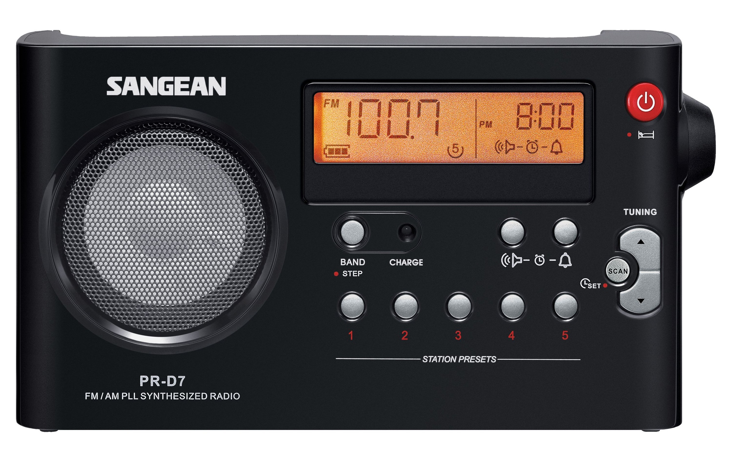 Sangean Radio »PR-D7«, (FM-Tuner-AM-Tuner), Sleep-Timer, Lautsprecher