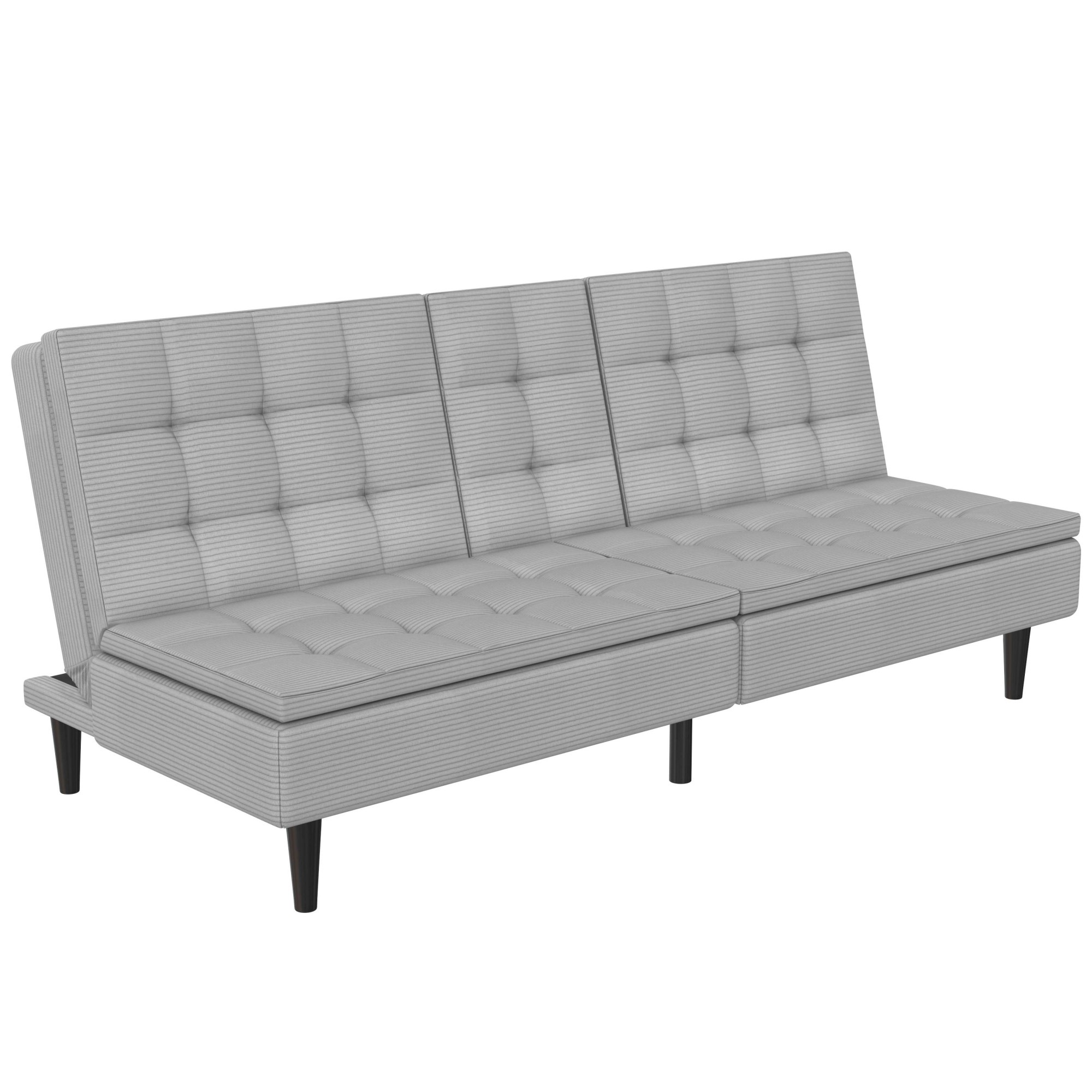 Dorel Home Schlafsofa »MAINE, Kinosofa mit Relax- und Bettfunktion, 2 Getränkehalter,«, Liegefläche 190 x 110 cm, in Cord