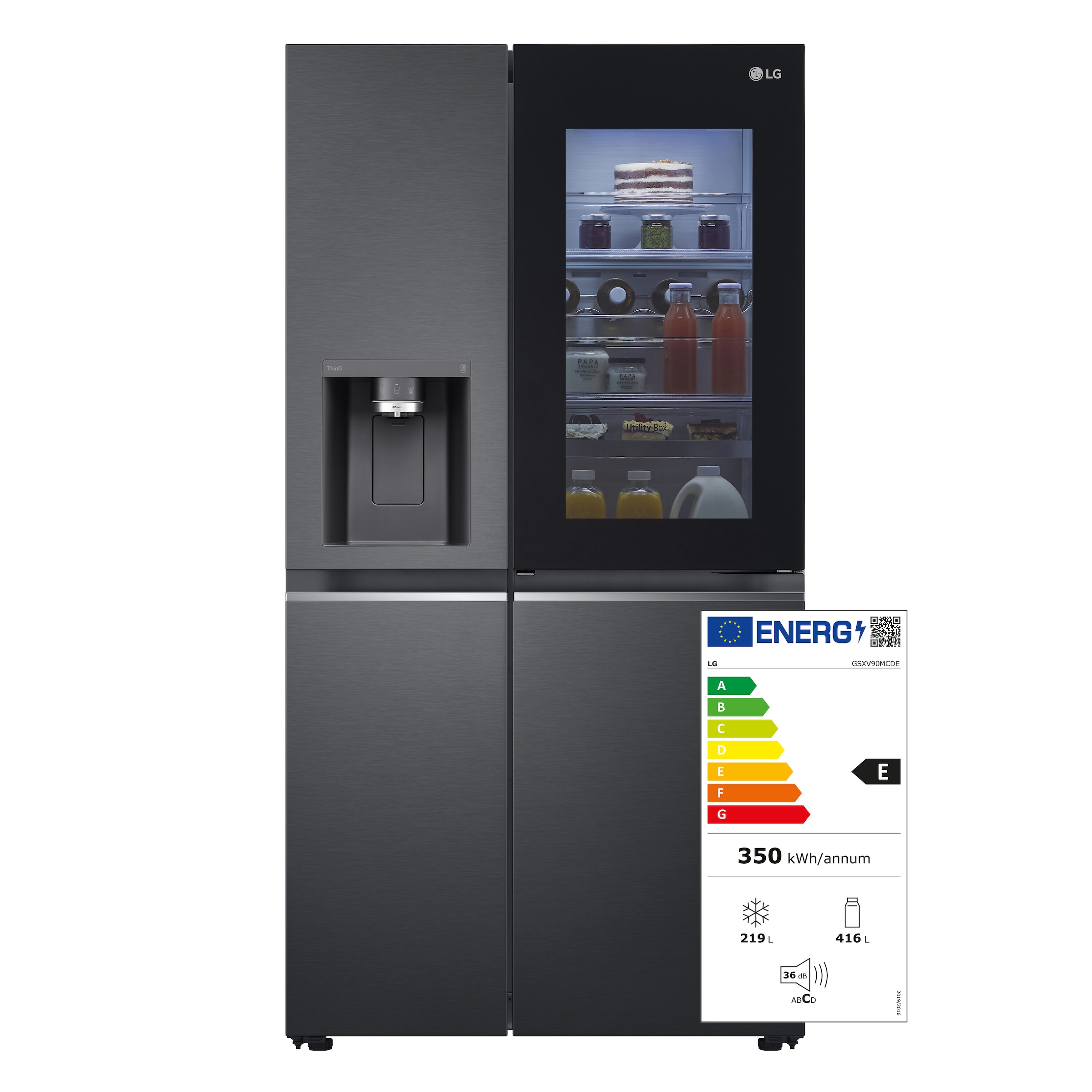 LG Kühl-/Gefrierkombination »GSXV90MCDE«