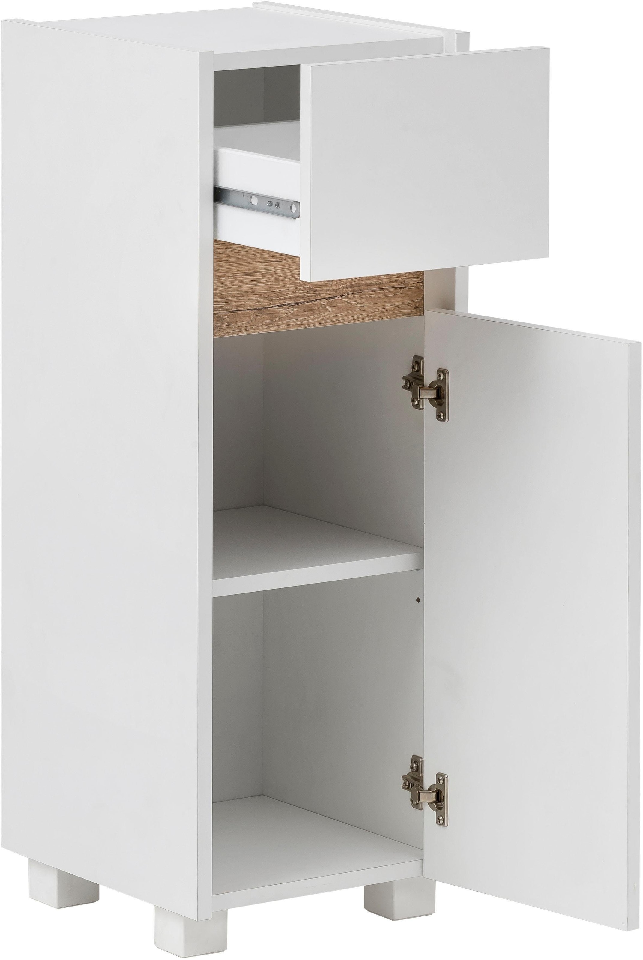 Schildmeyer Unterschrank »Cosmo in verschiedenen Farben«, Breite 30 cm, Badezimmerschrank, Blende im modernen Wildeiche-Look