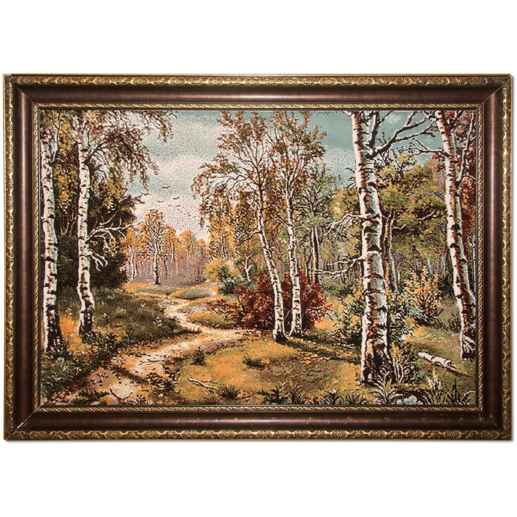 morgenland Wandteppich »Bild-Teppich Figurativ 110 x 82 cm«, rechteckig