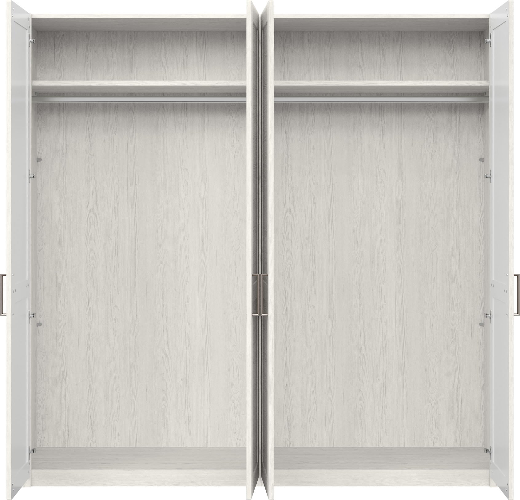set one by Musterring Kleiderschrank »York Schlafen«, (1 St.), mit Holztüren, zwei Farben,verschiedene Breiten, Höhe 207 x T 60 cm