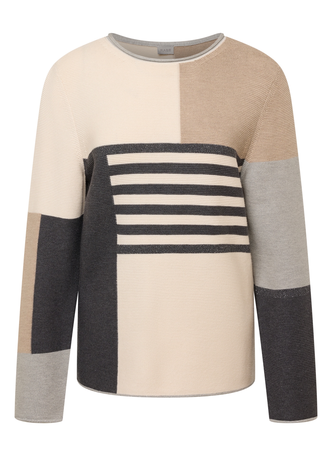 Rabe Strickpullover im Colorblocking-Look