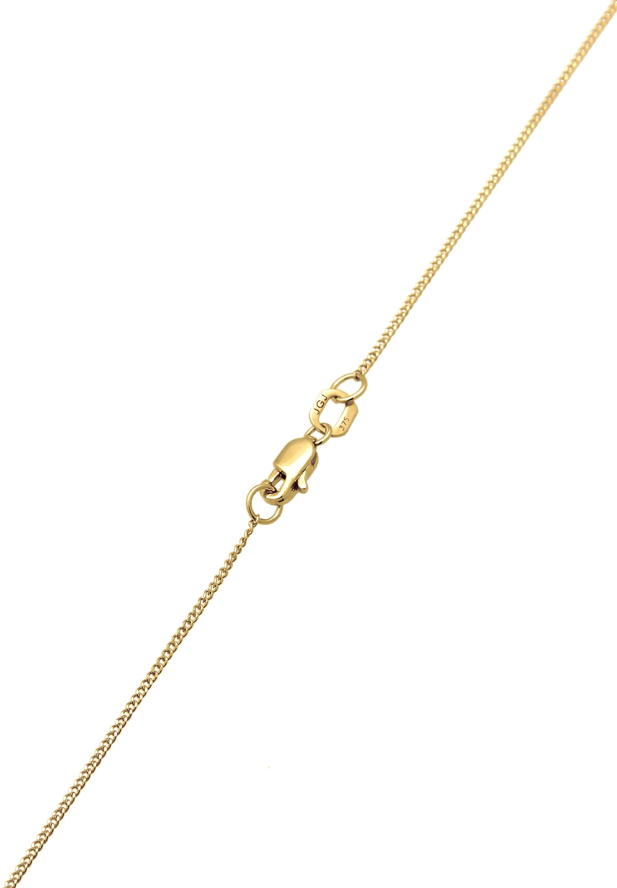 Elli Premium Kette mit Anhänger »Halskette Herz Anhänger 375 Gelbgold«