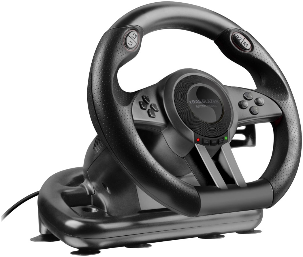 Speedlink Gaming-Lenkrad »TRAILBLAZER Dark Edition Racing Wheel« für PC/PS4/PS3/Xbox Series X/S/One/Switch 2/Switch/OLED