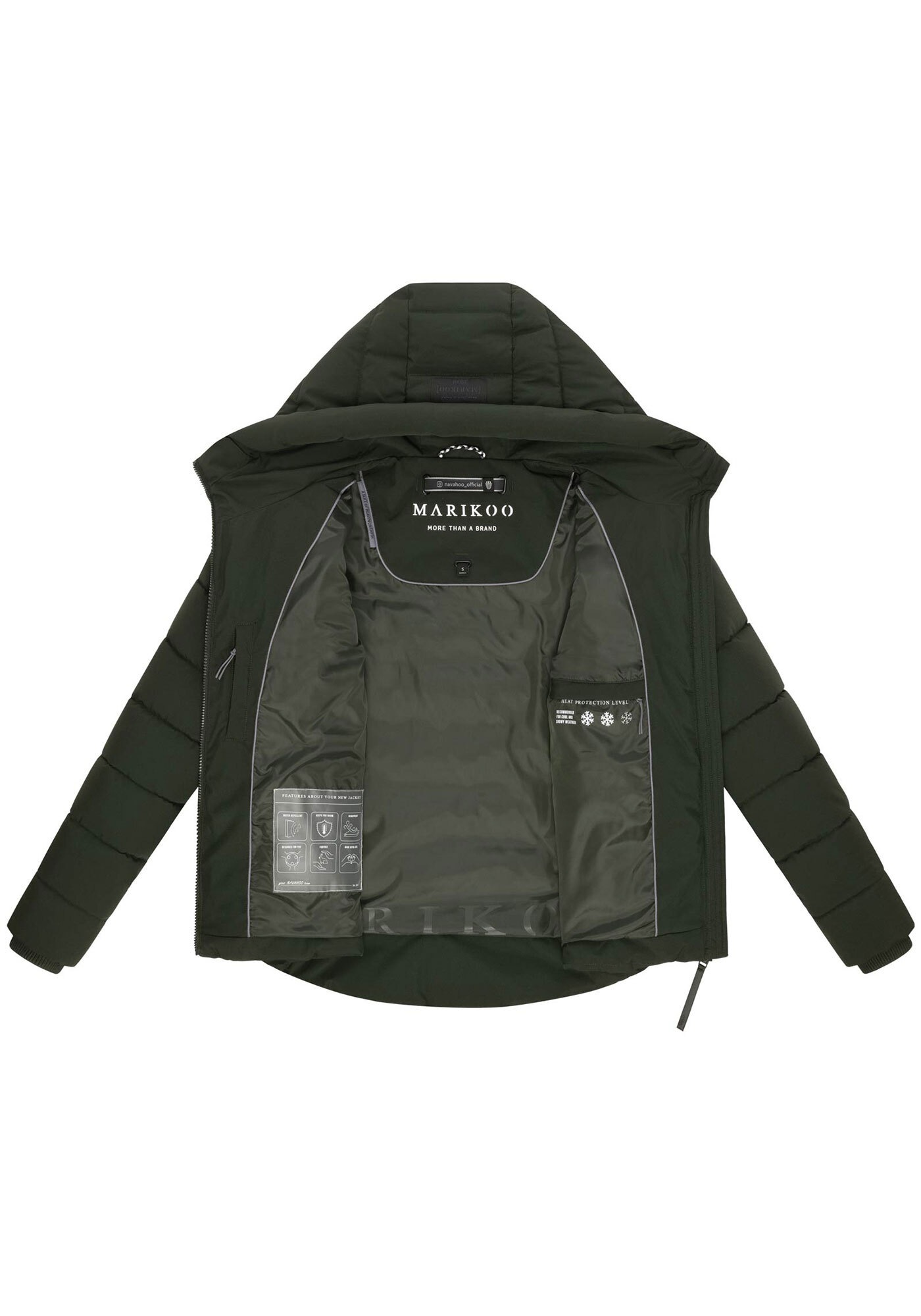 Marikoo Winterjacke »Marikoo Tayenaa Damen Herbst Winter Steppjacke N098«