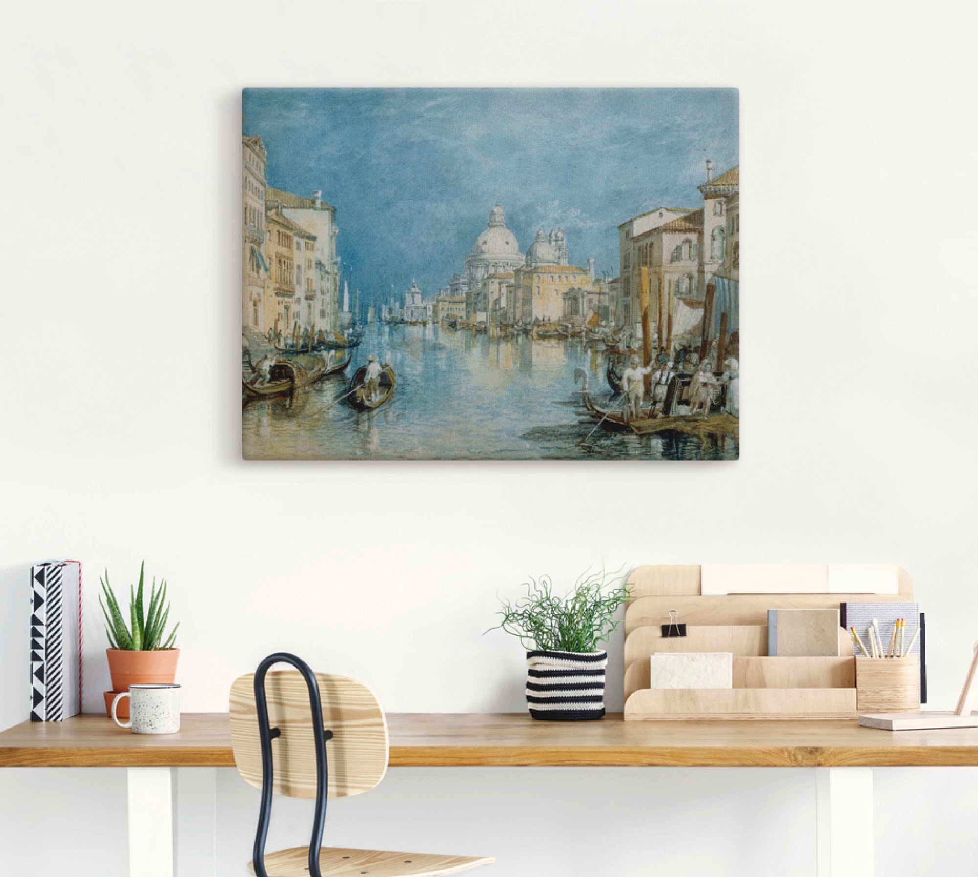 Artland Wandbild »Venedig, Canale Grande.« Italien 1 Stk. tlg. als Leinwandbild, Poster in verschied. Größen