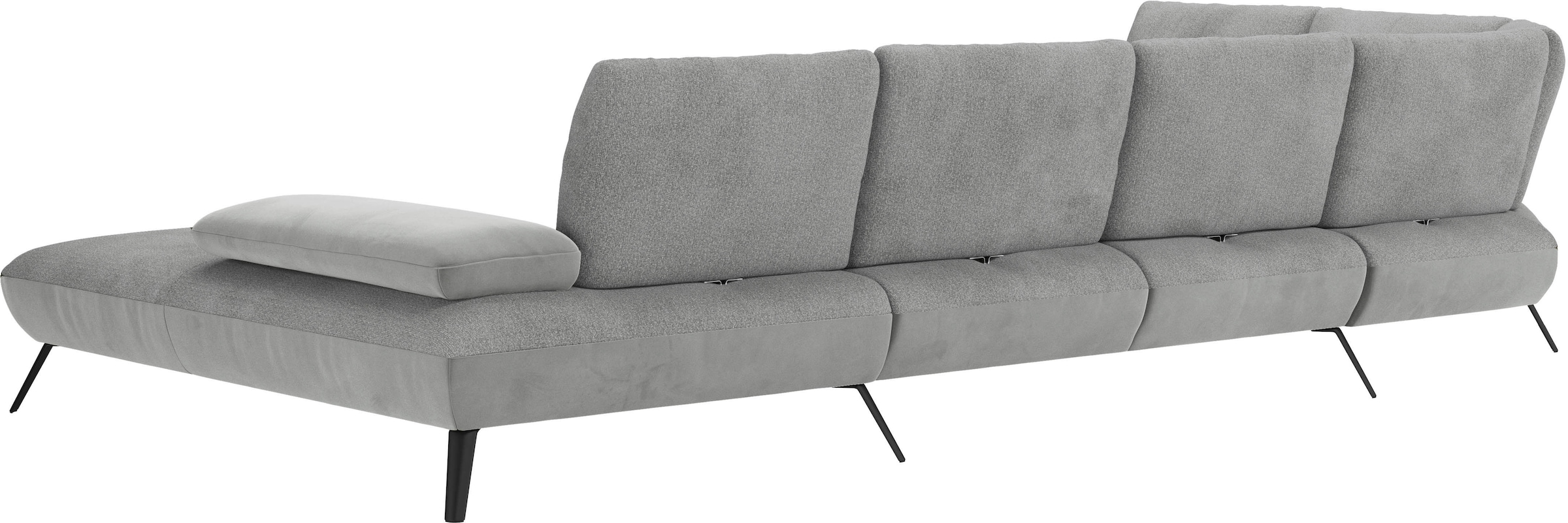 Places of Style Wohnlandschaft »Mikado U-Form«, inkl. Sitztiefenverstellung und Armteilverstellung