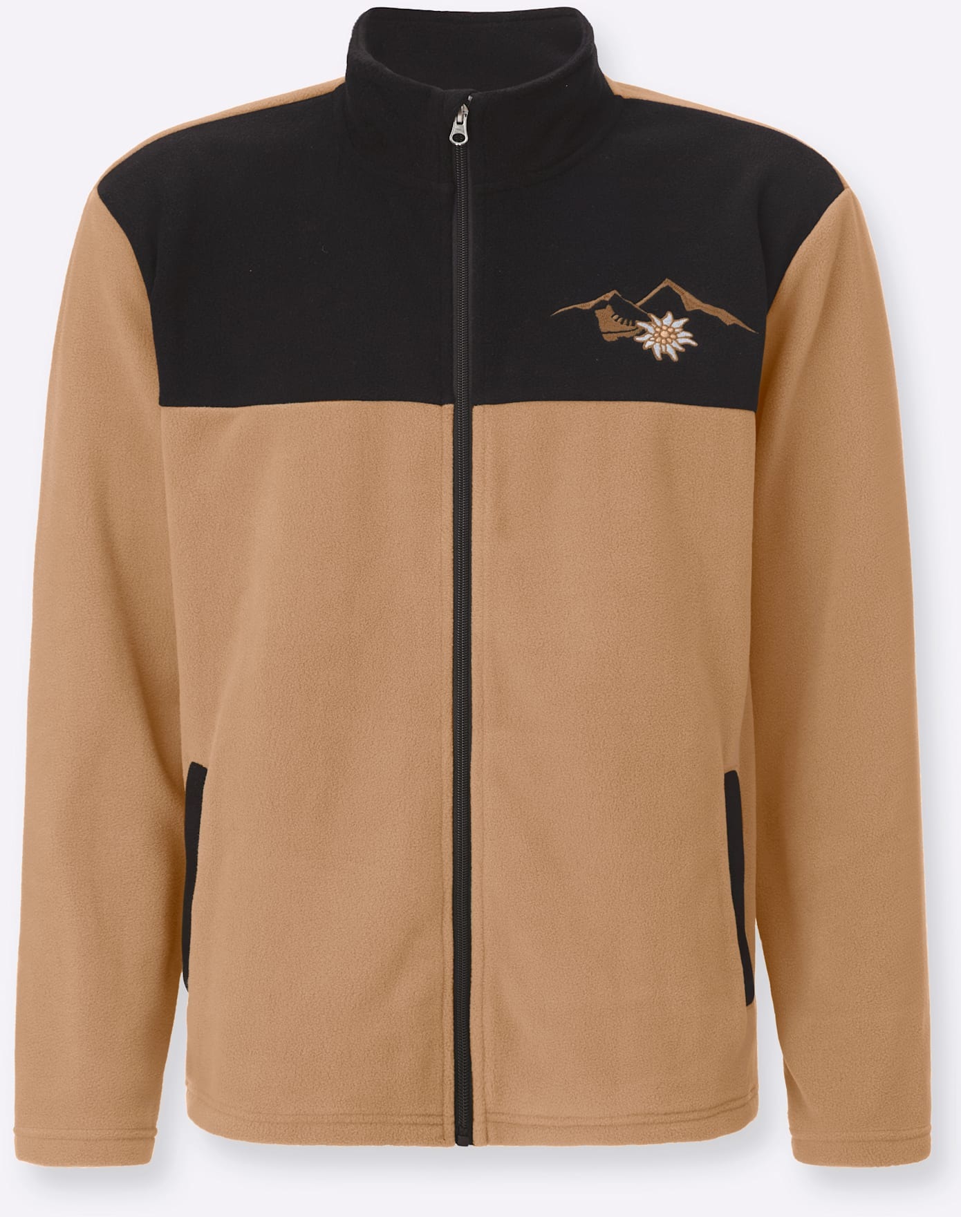 Classic Fleecejacke ohne Kapuze