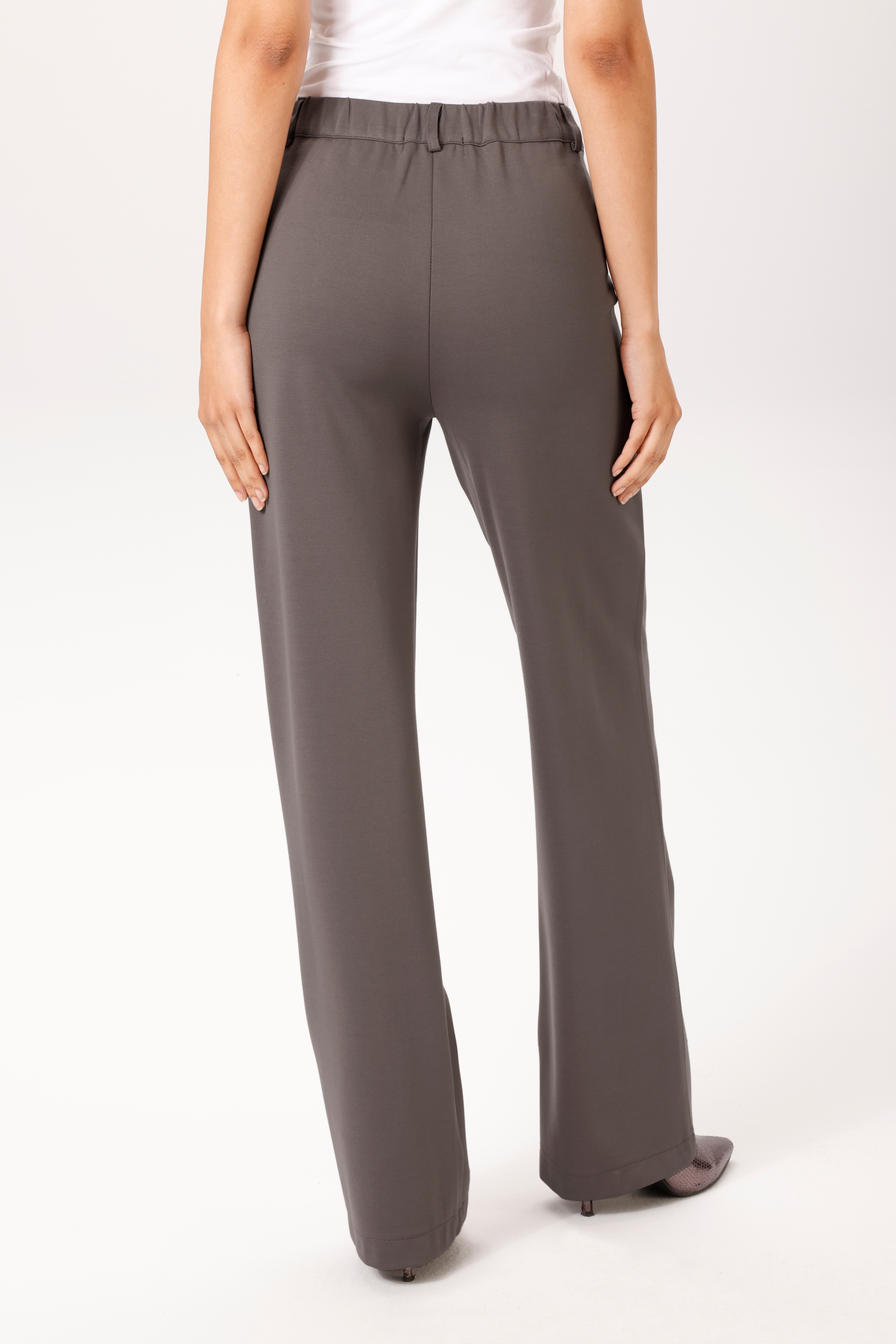 Aniston CASUAL Jerseyhose  mit weitem, geraden Bein - NEUE KOLLEKTION