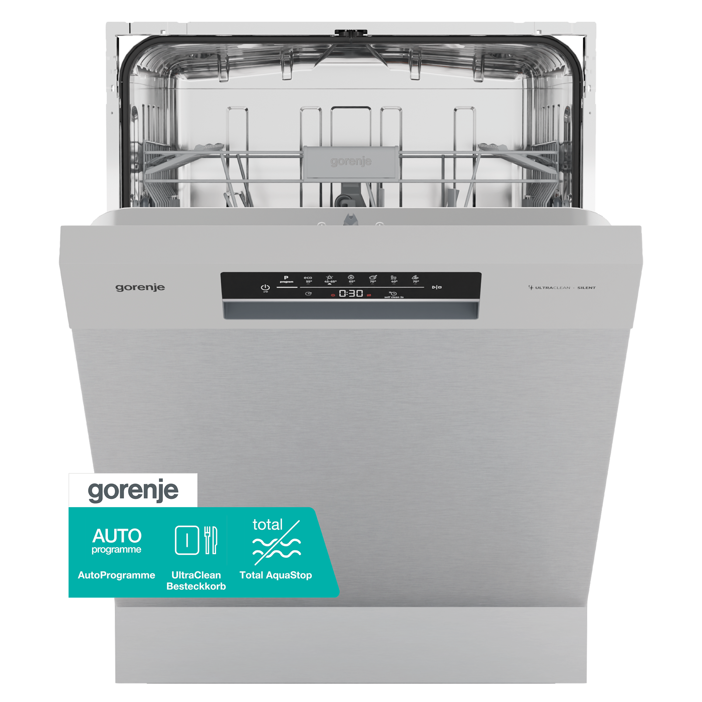 GORENJE Unterbaugeschirrspüler »GU642D90X« 9,5 l 14 Maßgedecke TotalAquaStop