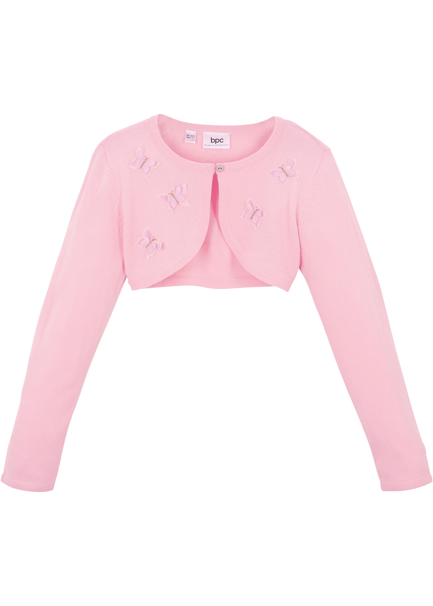 bonprix Bolero , Strickbolero mit Schmetterlings-Applikationen
