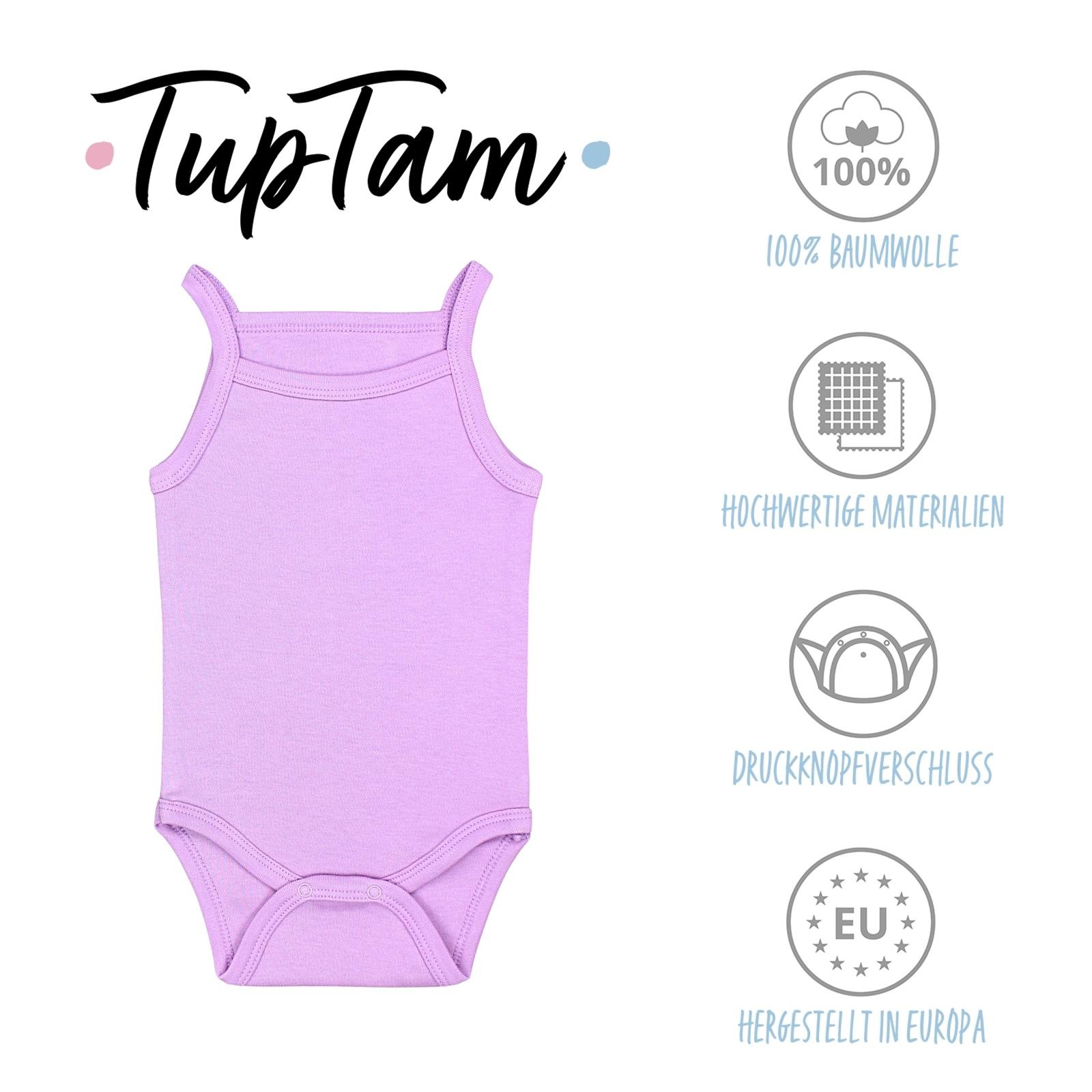 TupTam Body »Body Mädchen Babybody mit Spagettiträger Sommer 5er Pack«