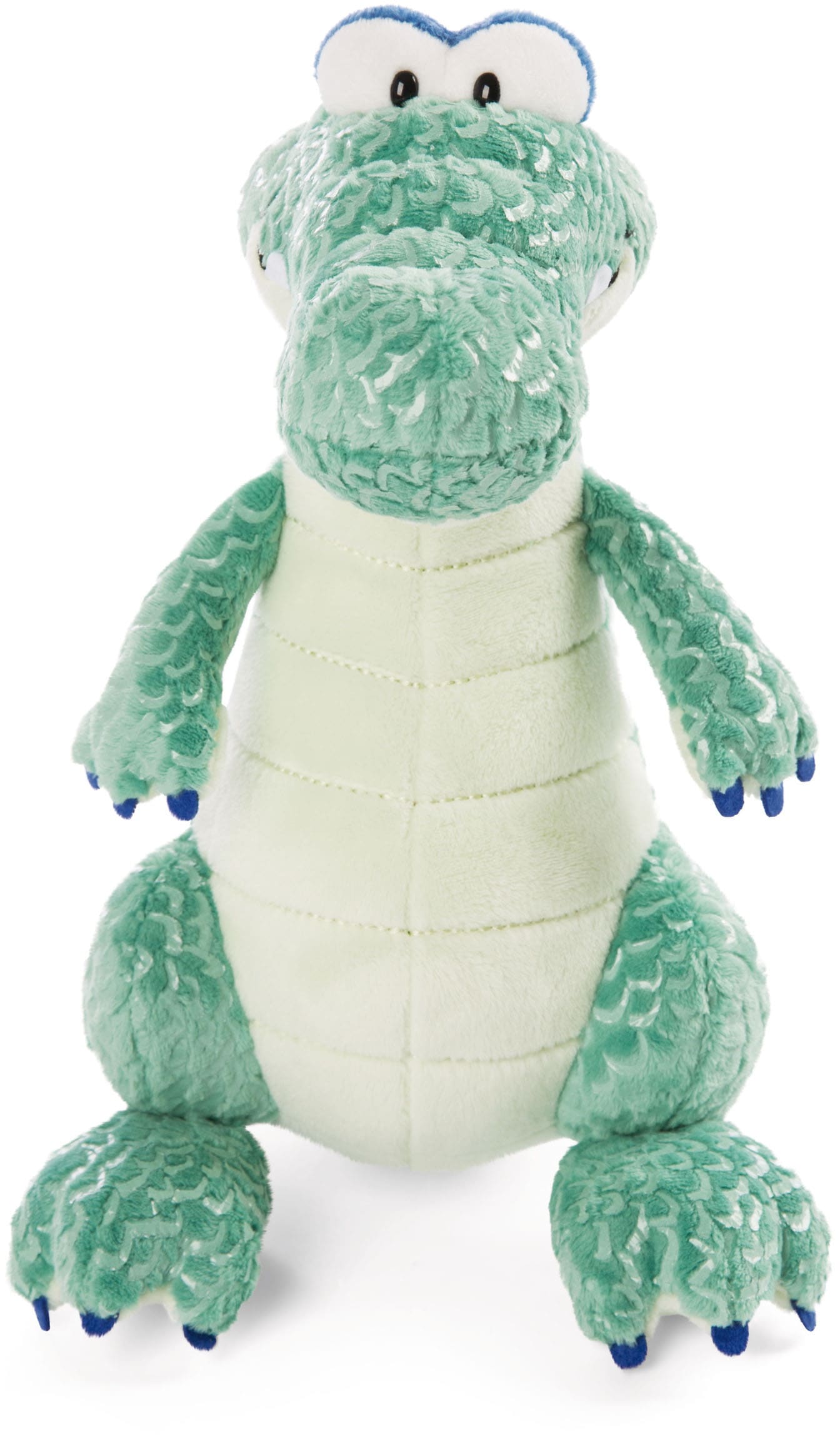 Nici Kuscheltier »Wild Friends GREEN, Krokodil Croco McDile, 27 cm«, sitzend; enthält recyceltes Material