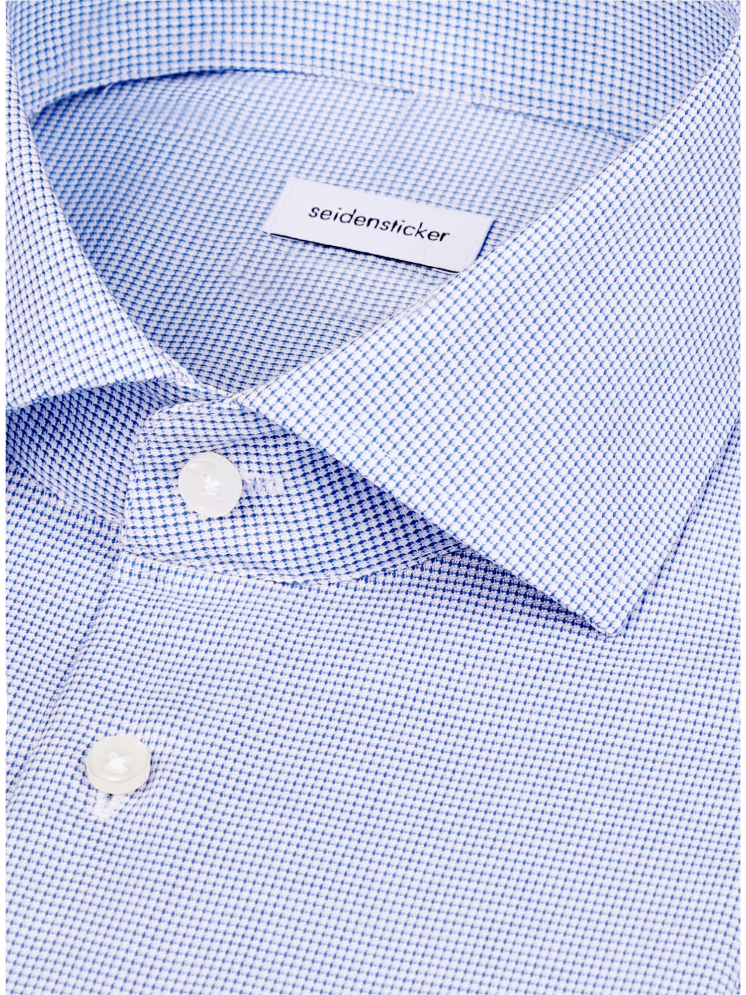 seidensticker Businesshemd »Schwarze Rose« Regular 1/1 Kentkragen Struktur