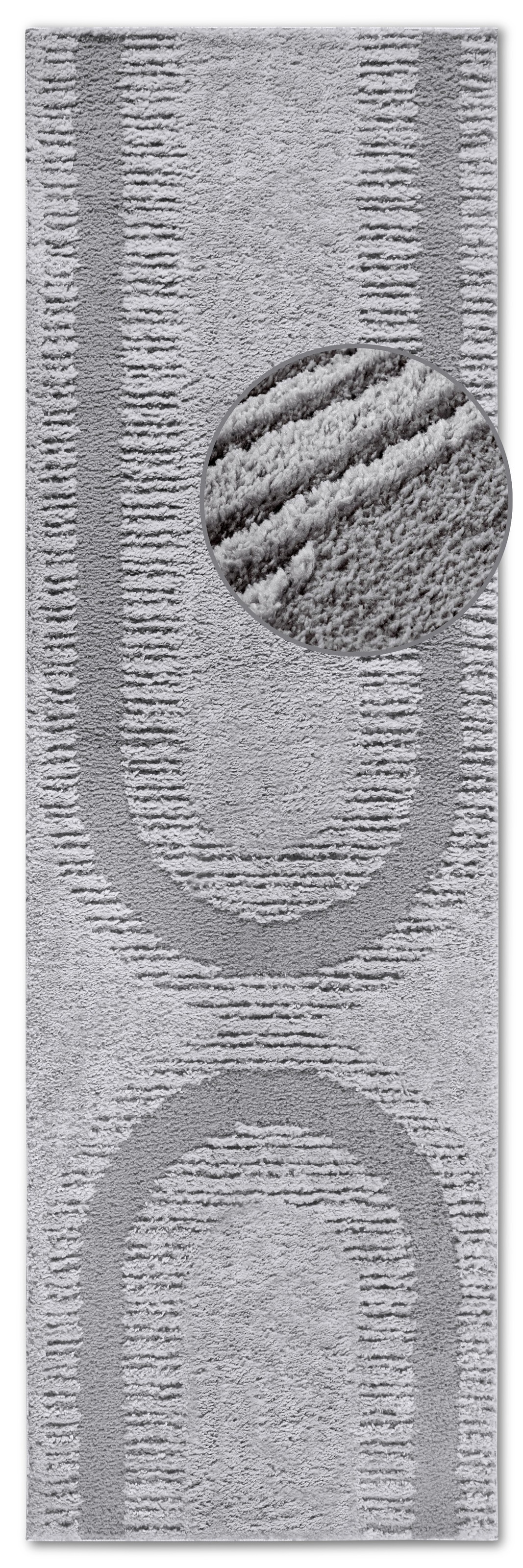 ELLE DECORATION Designteppich »Bartoux«, rechteckig, 18 mm Höhe, Hochflor, Shaggy, Läufer, weich, Langflor, modern, Hoch Tief Effekt