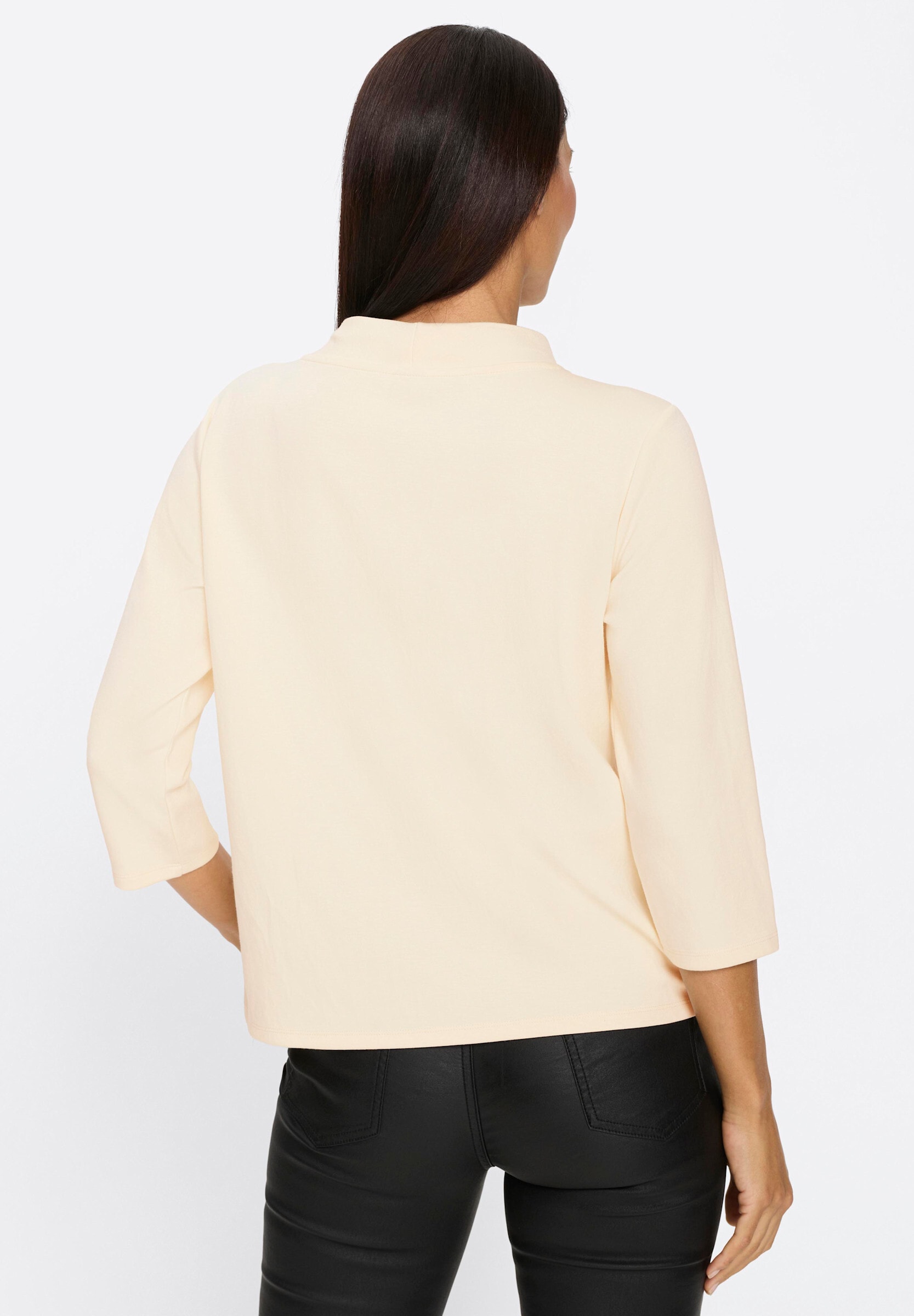 heine Sweatshirt »Sweatshirt Sweatshirt mit weitem Stehkragen«
