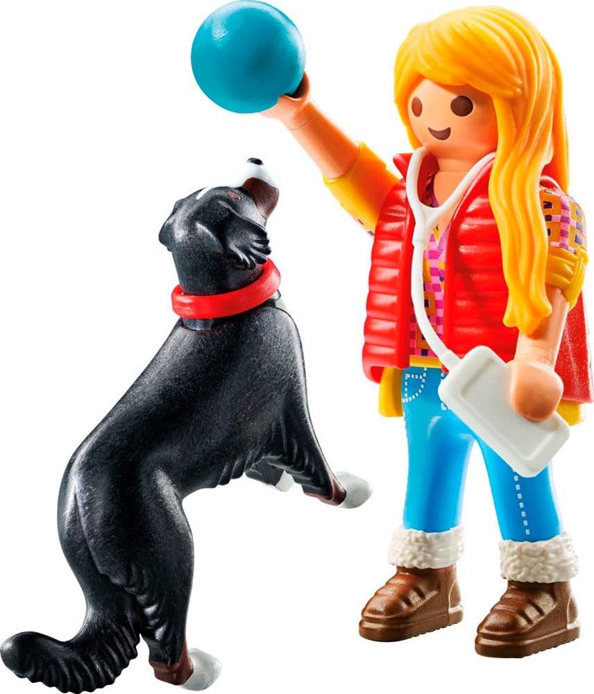 Playmobil® Konstruktions-Spielset »Frau mit Sennenhund (71738), Playmobil My Life«