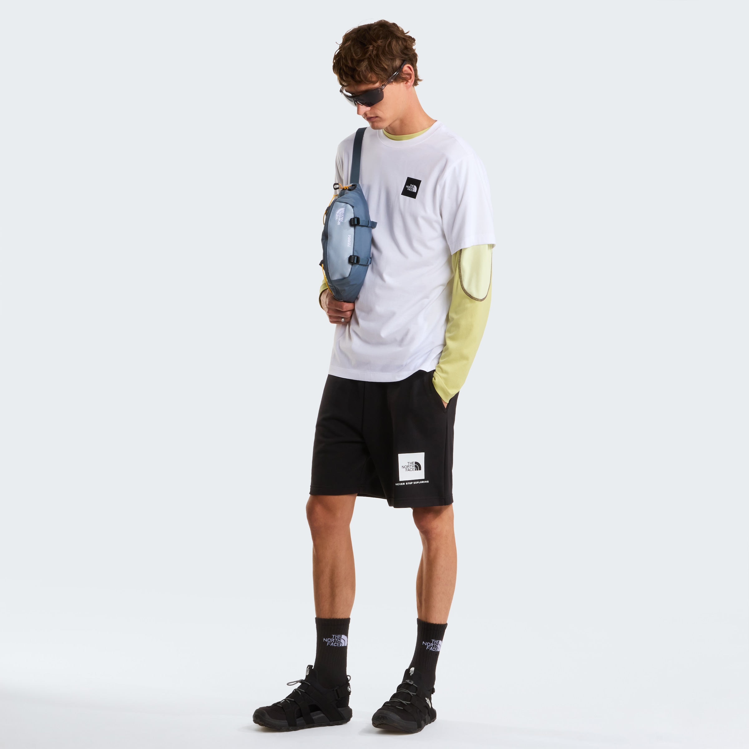 The North Face T-Shirt »M EVOLUTION BOX HALF DOME REGULAR SHORT SLEEVE TEE« normale Passform, Kurzarm, für Sportmode und Outdoormode