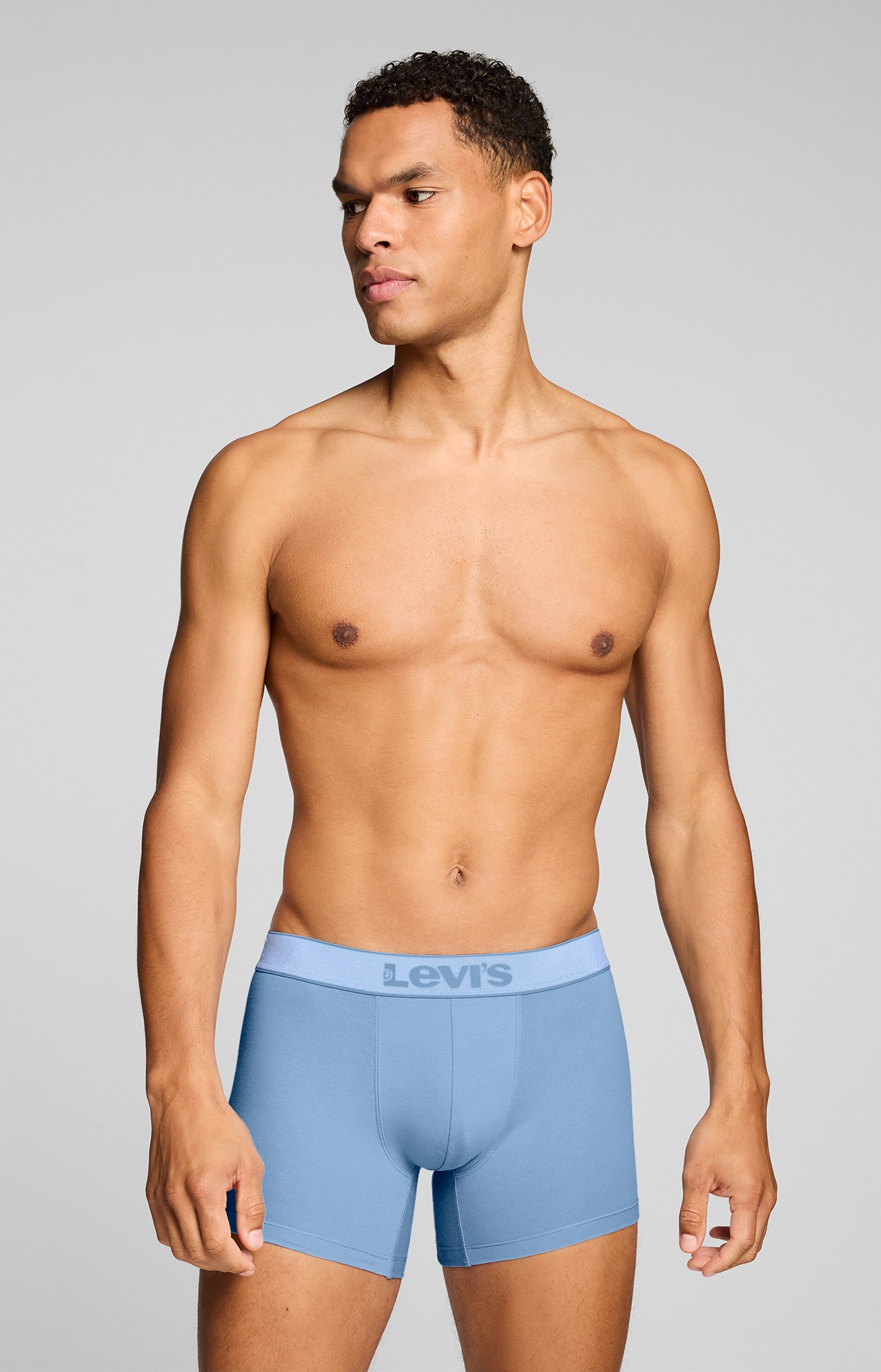 Levi's® Boxershorts »LEVIS MEN TWILL WB BOXER BRIEF 2P« 2er Pack,  ohne Eingriff, Stretchbund