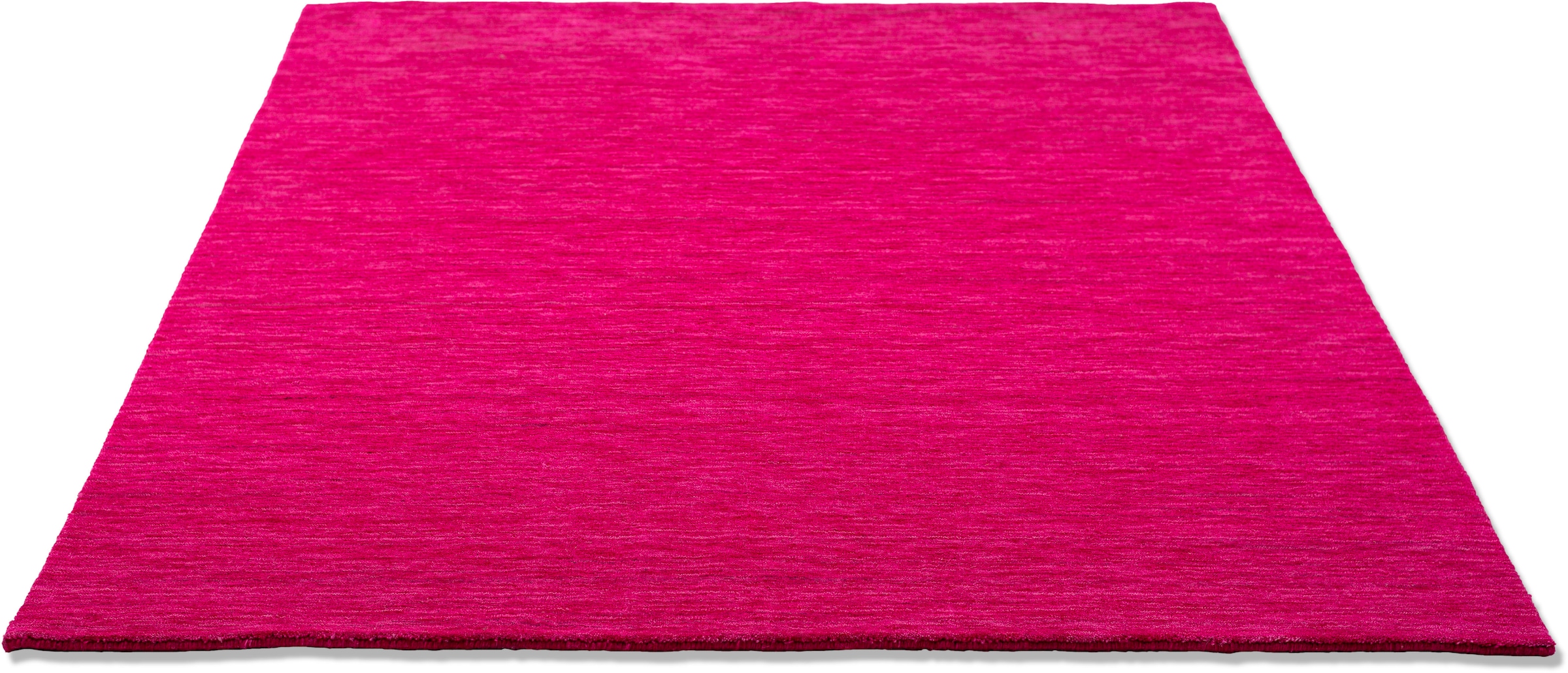 my home Wollteppich »Karchau«, rechteckig, 13 mm Höhe, Handweb Teppich, meliert, reine Wolle, handgewebt, brilliante Farben