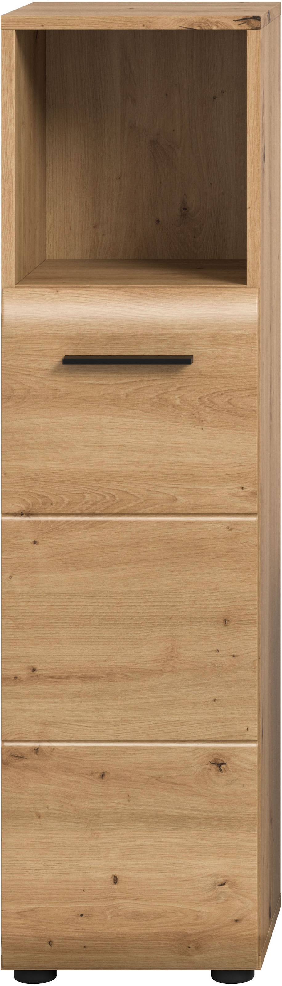 INOSIGN Stauraumschrank »FLORENZ, TOPSELLER!, Höhe 110 cm, 1 Tür, 2 Fachböden, 1 offenes Fach« TOPSELLER!, 1 Stk. tlg. Türanschlag wechselbar, hochwertige MDF Front, Badschrank, Bad