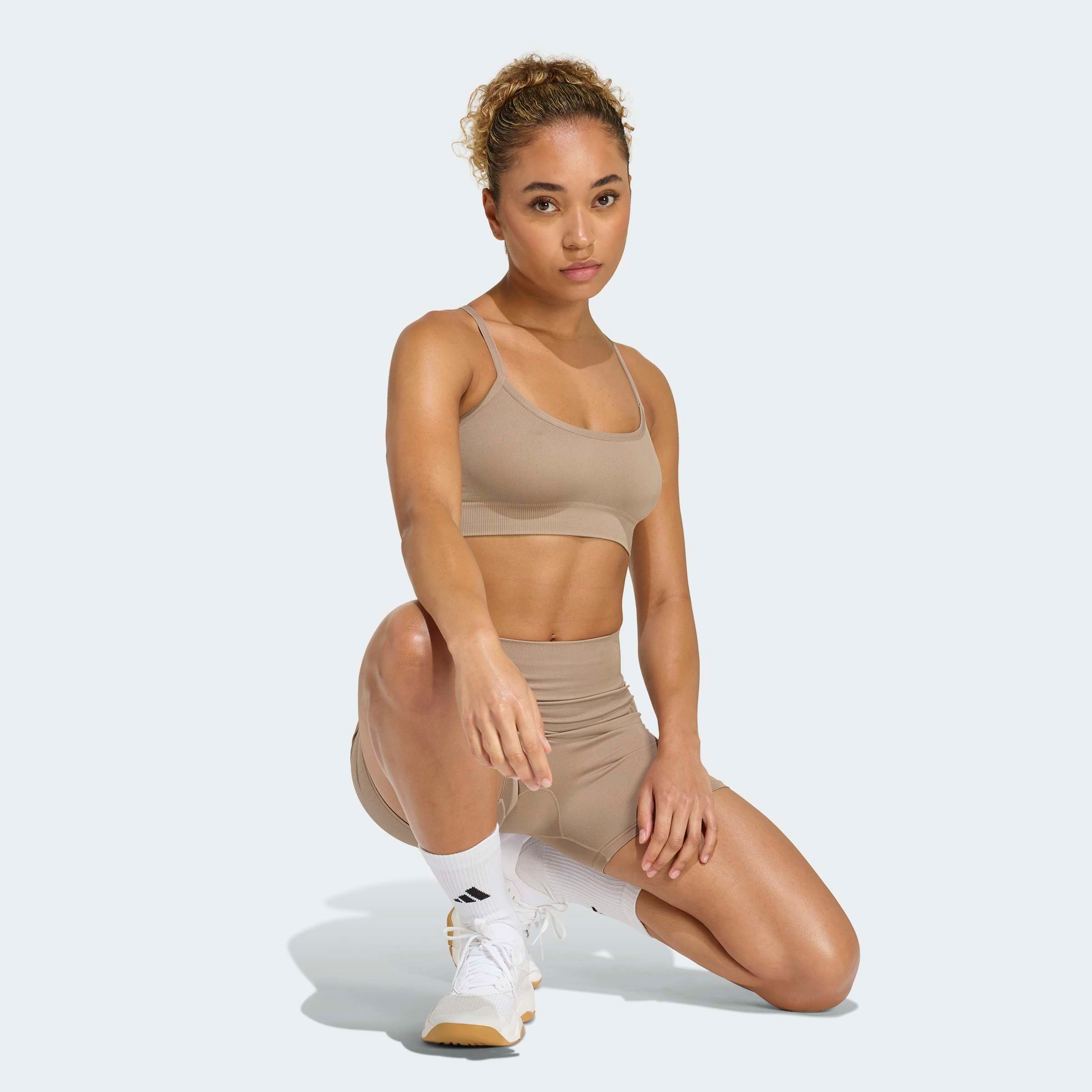 adidas Performance Shorts »WORKOUT ESSENTIALS LEGGINGS, GESTRICKT, 10 CM«  für Training, mit CLIMACOOL Technologie, schnell trocknend