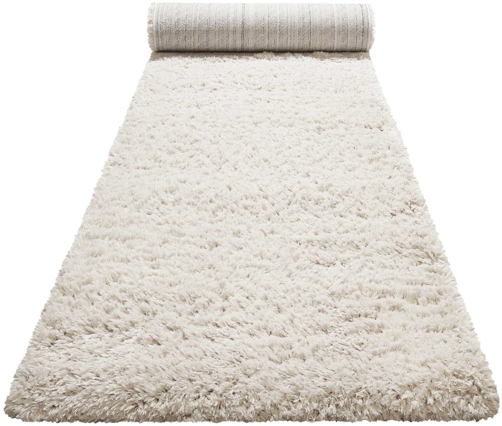 Homie Living Hochflor-Teppich »Matteo HL-0961«, rechteckig, 50 mm Höhe, nachhaltig aus 100% recyceltem PET, Langflor, Shaggy, Wohnzimmer