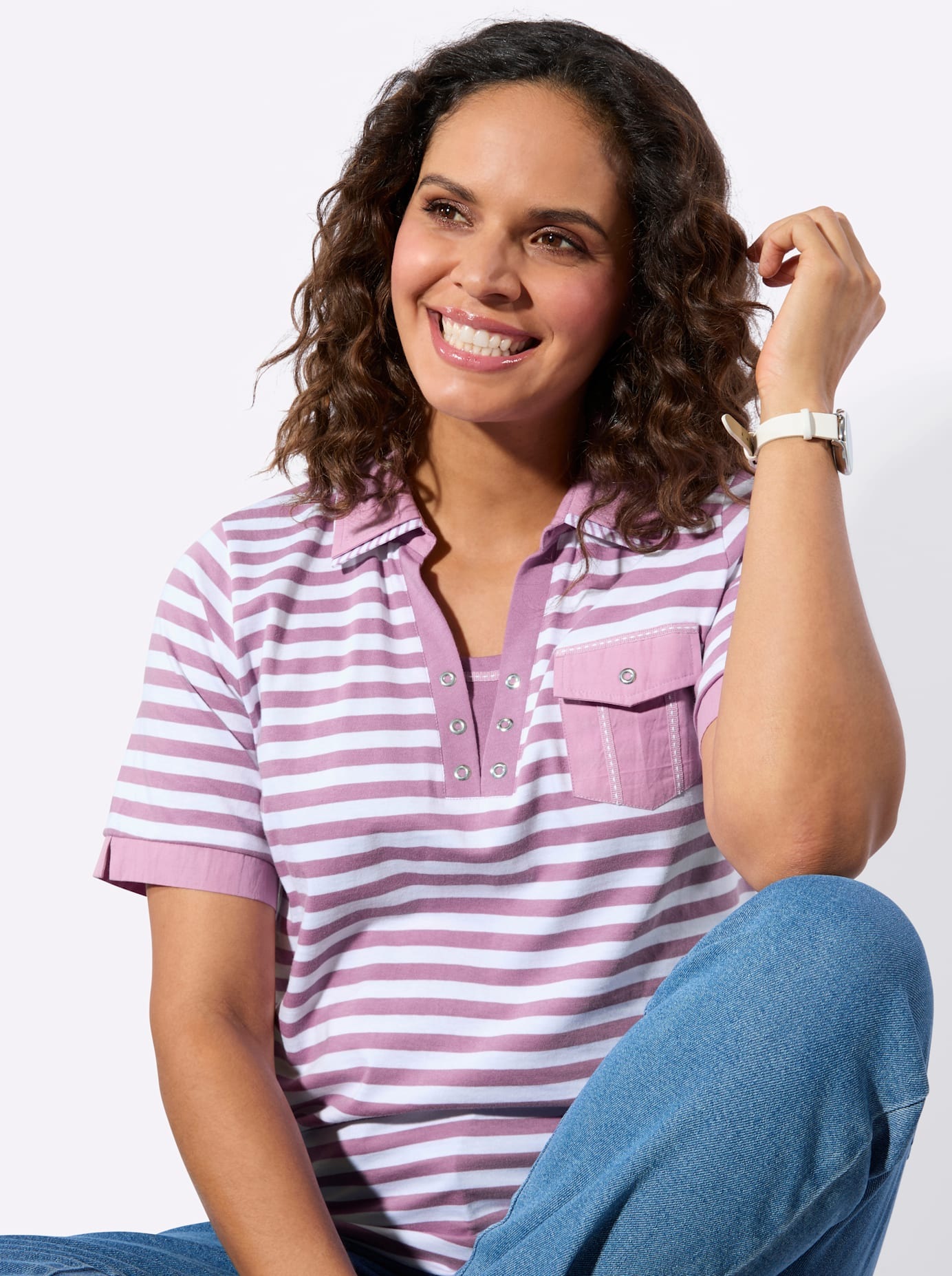 Casual Looks Poloshirt »Poloshirt« 1 tlg. tlg.